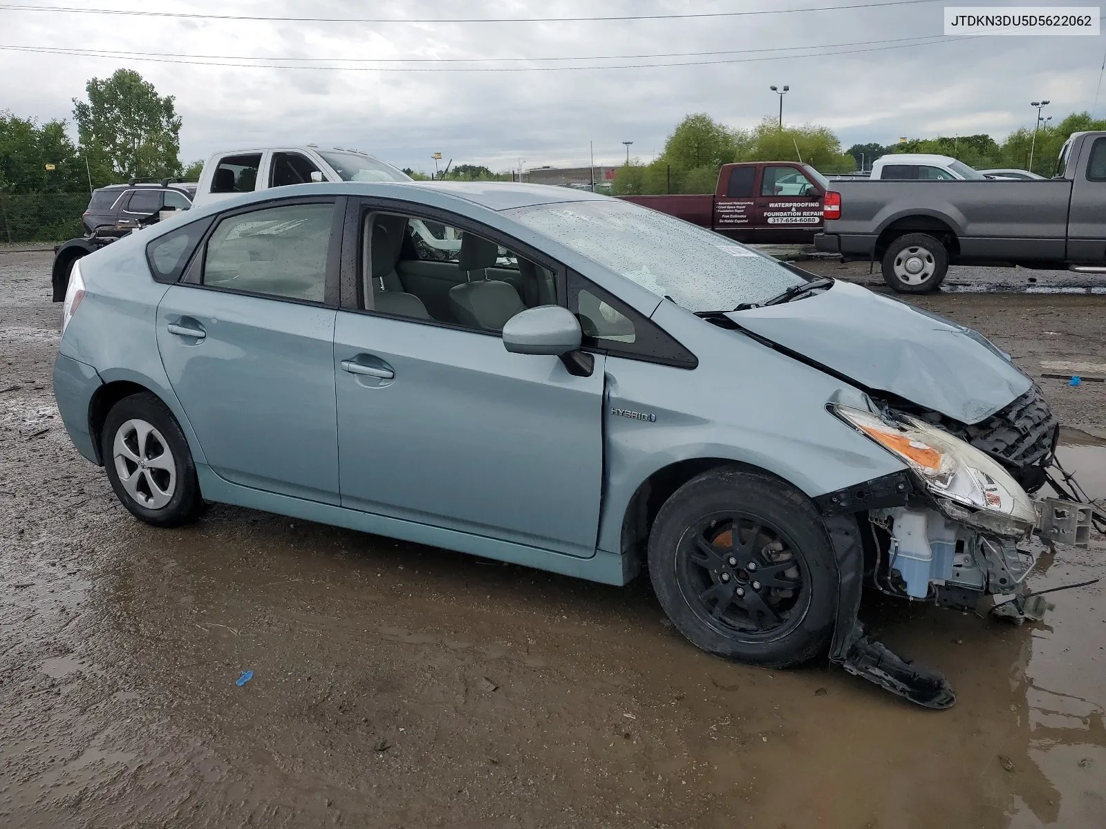 2013 Toyota Prius VIN: JTDKN3DU5D5622062 Lot: 62104314