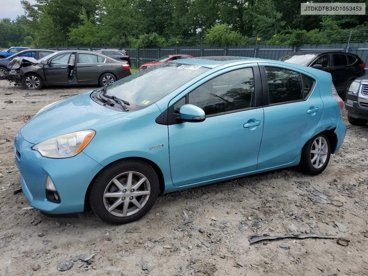 2013 Toyota Prius C VIN: JTDKDTB36D1053453 Lot: 63000714