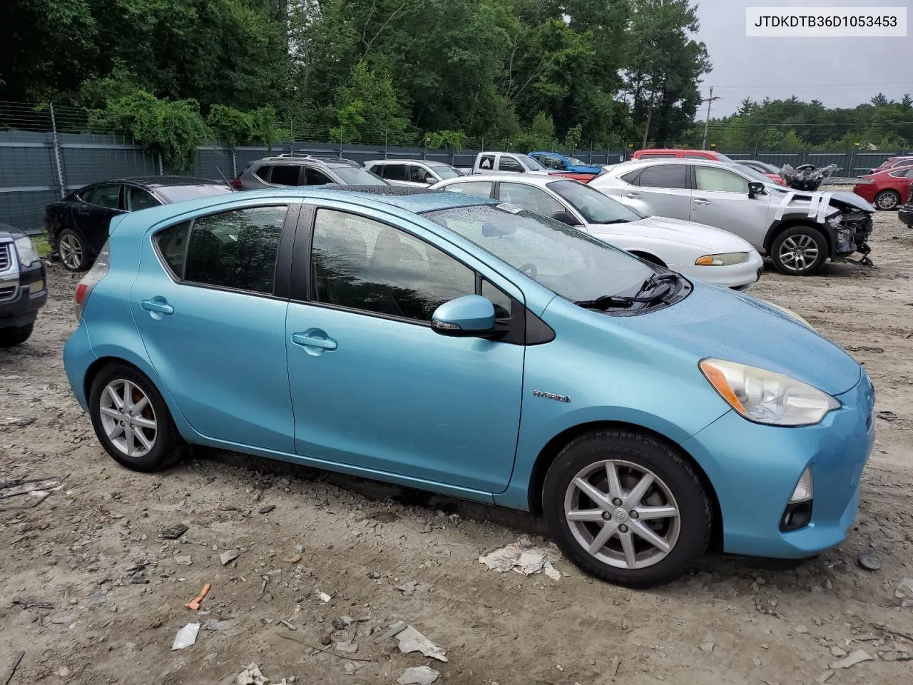 2013 Toyota Prius C VIN: JTDKDTB36D1053453 Lot: 63000714