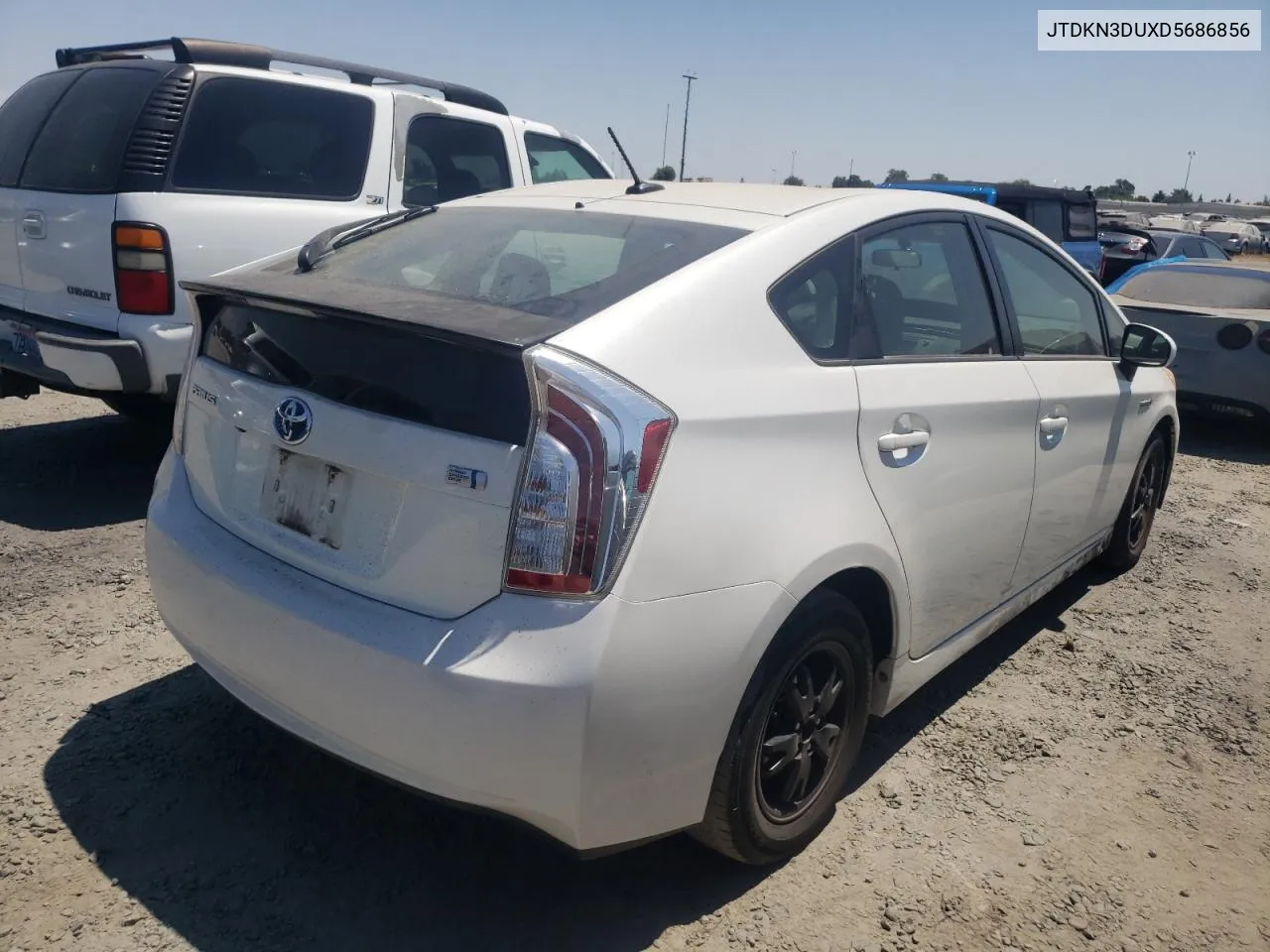 2013 Toyota Prius VIN: JTDKN3DUXD5686856 Lot: 63134224