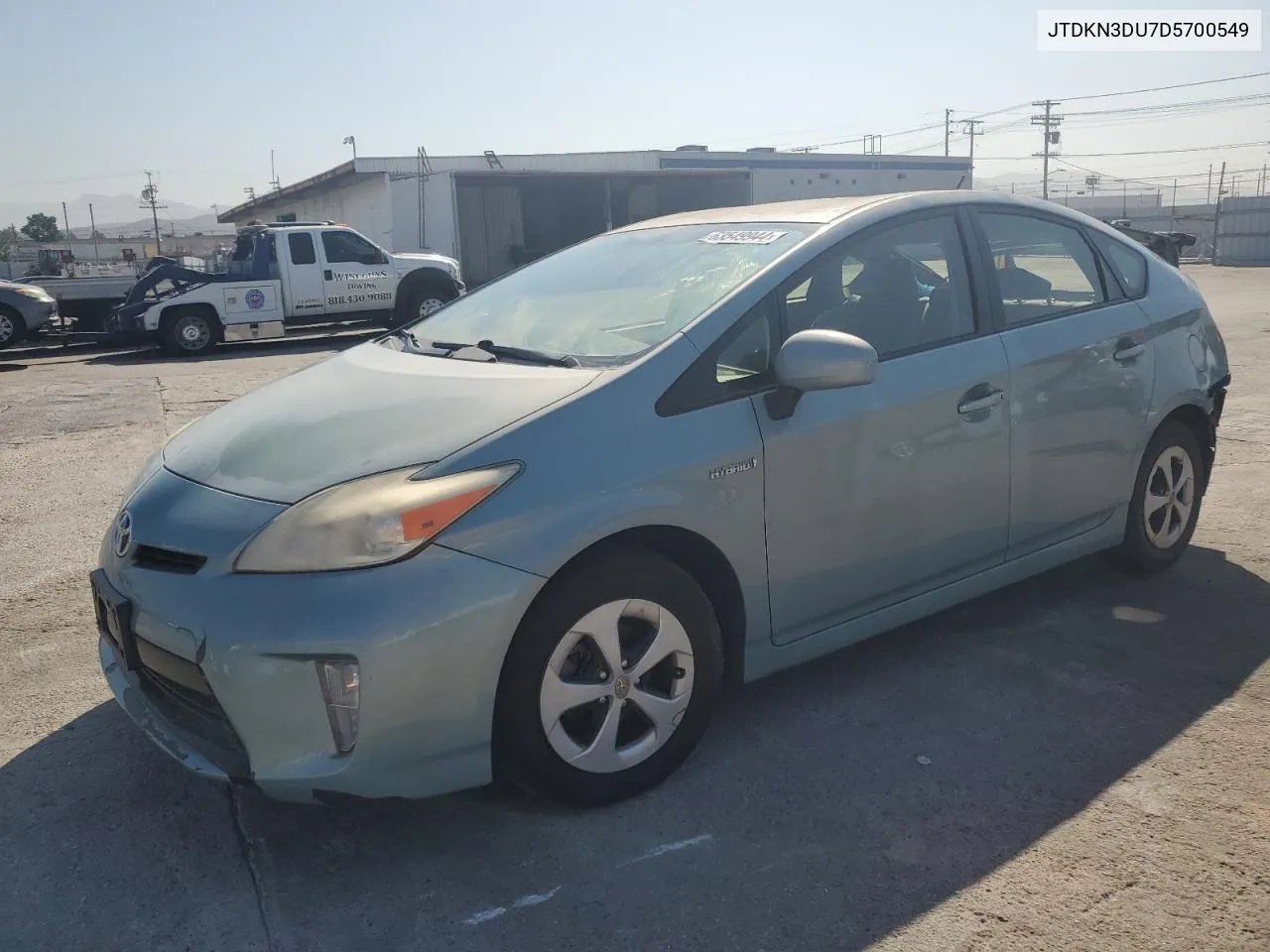 2013 Toyota Prius VIN: JTDKN3DU7D5700549 Lot: 63549944