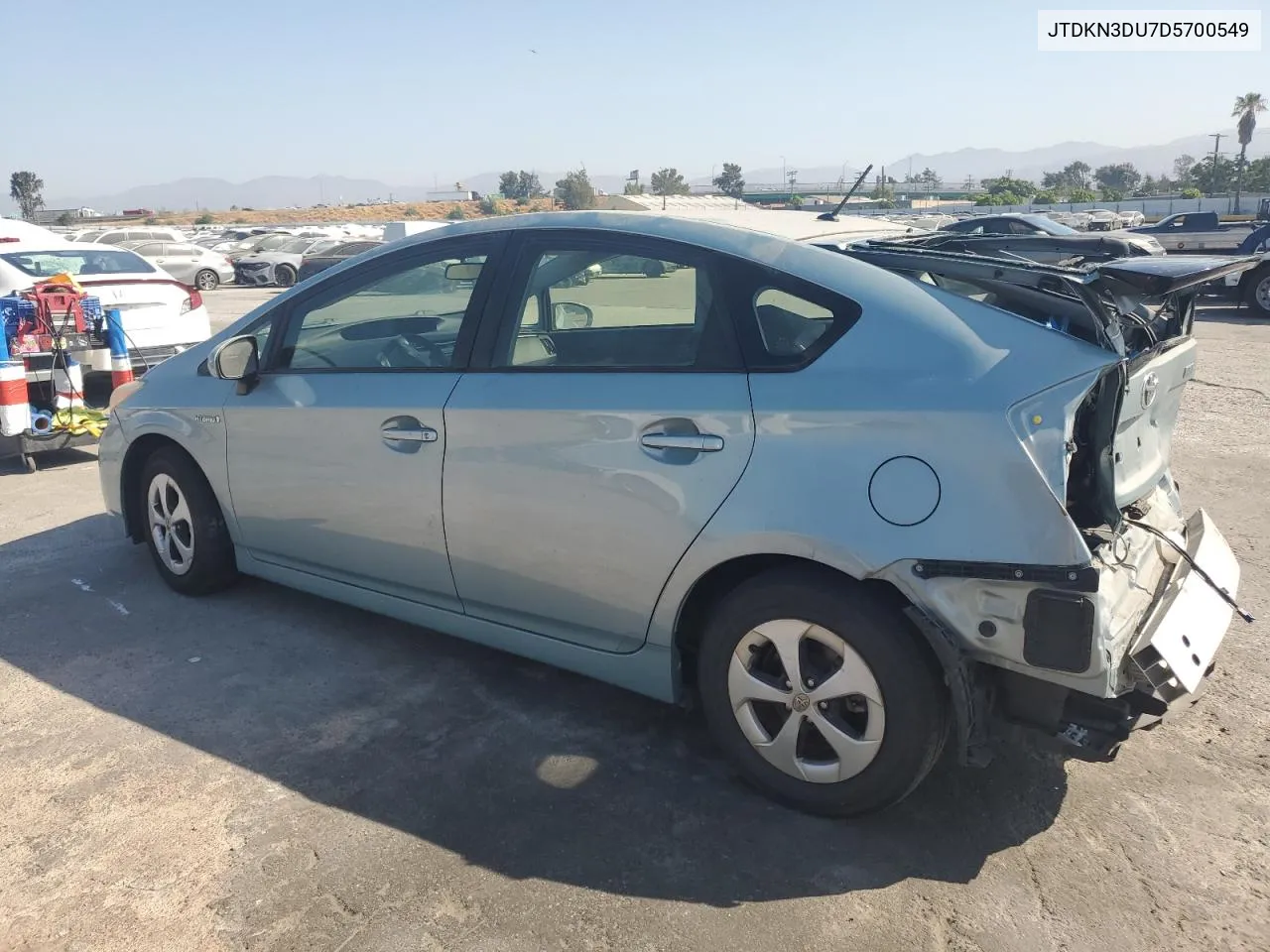 2013 Toyota Prius VIN: JTDKN3DU7D5700549 Lot: 63549944