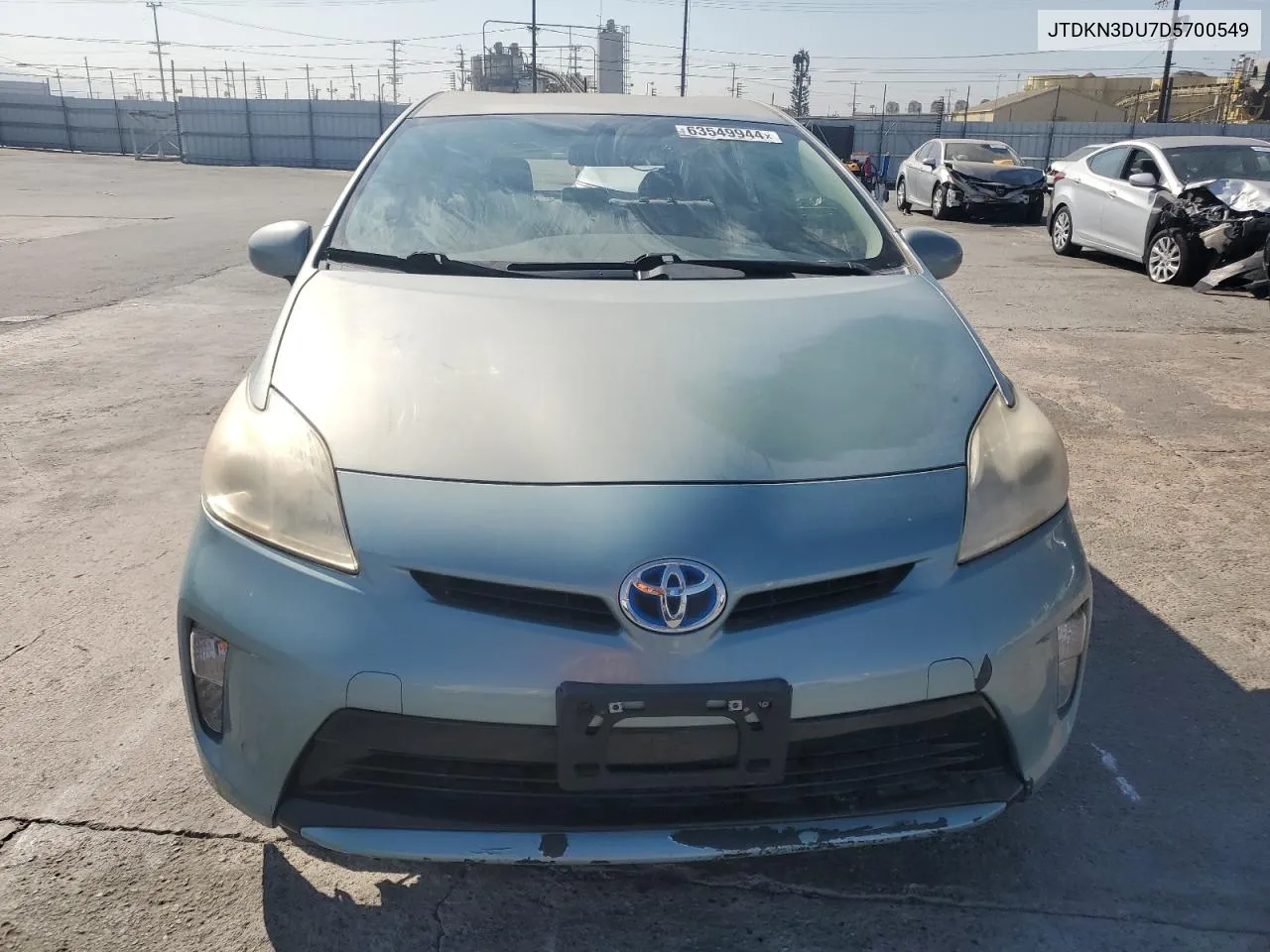 2013 Toyota Prius VIN: JTDKN3DU7D5700549 Lot: 63549944