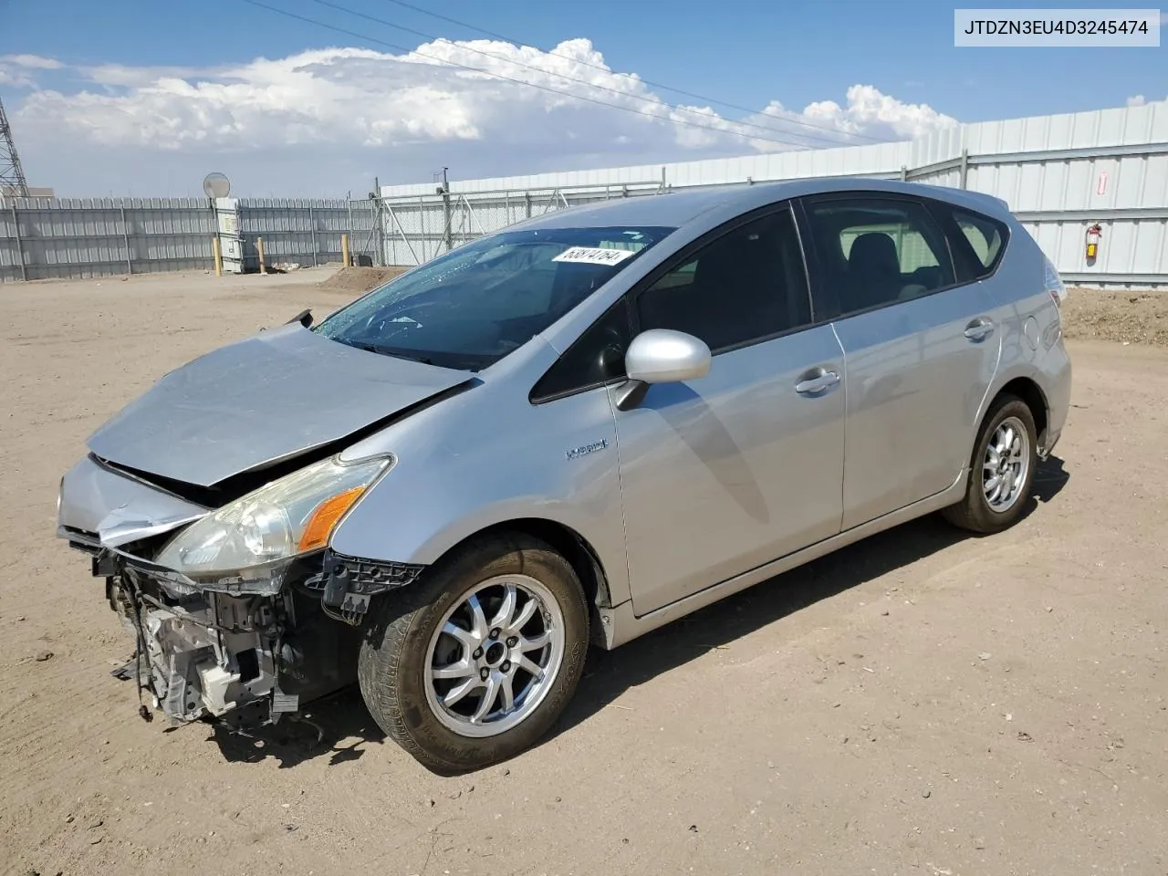 2013 Toyota Prius V VIN: JTDZN3EU4D3245474 Lot: 63874764