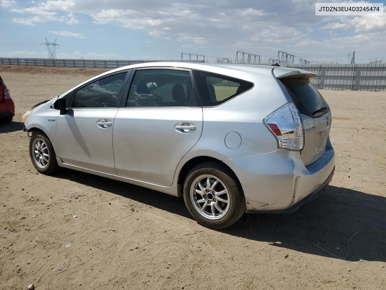 2013 Toyota Prius V VIN: JTDZN3EU4D3245474 Lot: 63874764