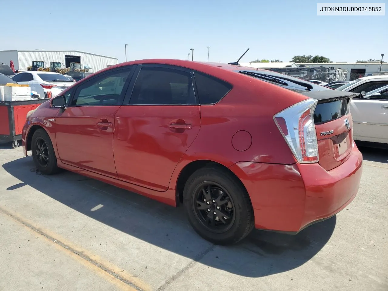 2013 Toyota Prius VIN: JTDKN3DU0D0345852 Lot: 64621364