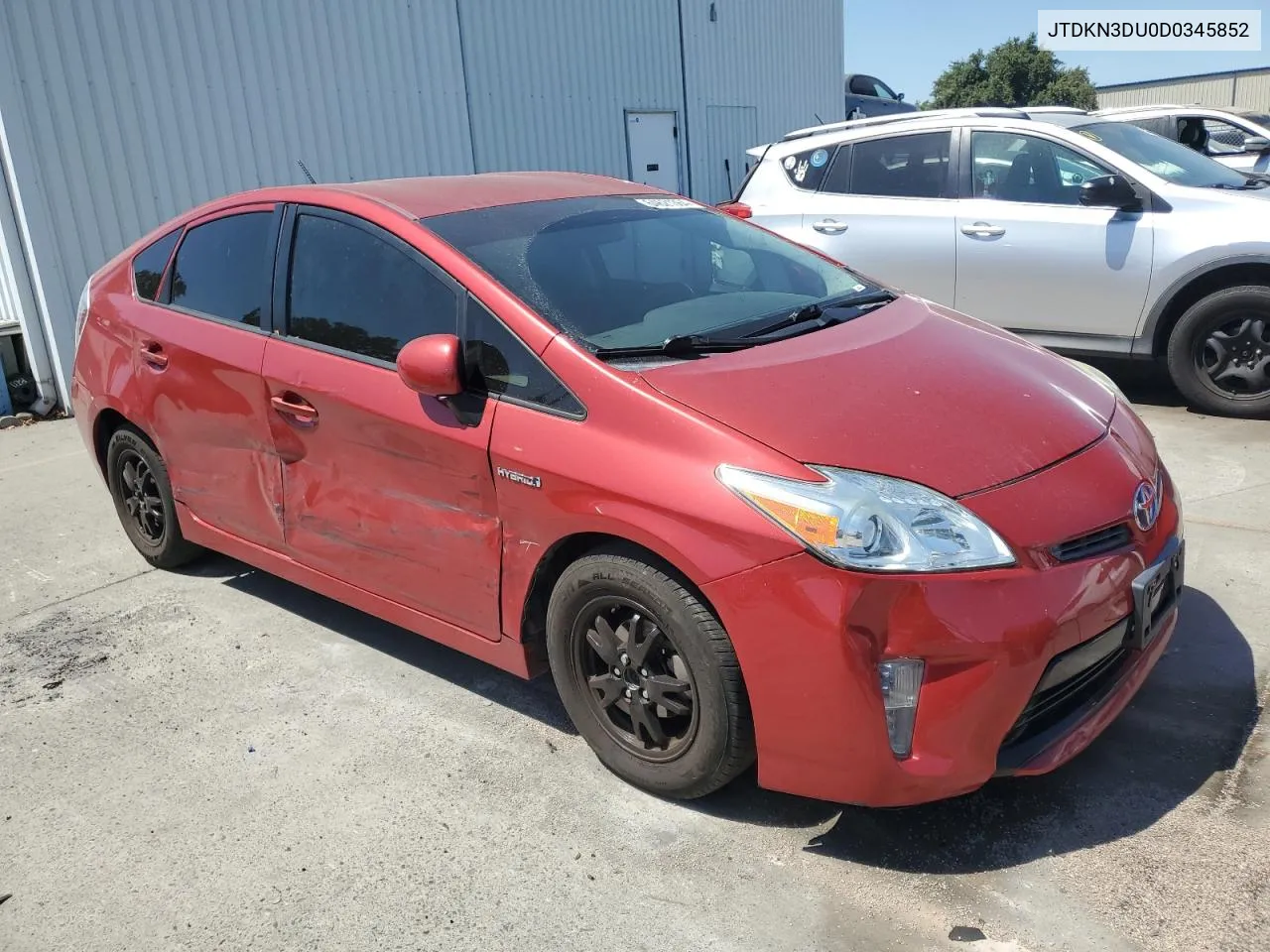 2013 Toyota Prius VIN: JTDKN3DU0D0345852 Lot: 64621364