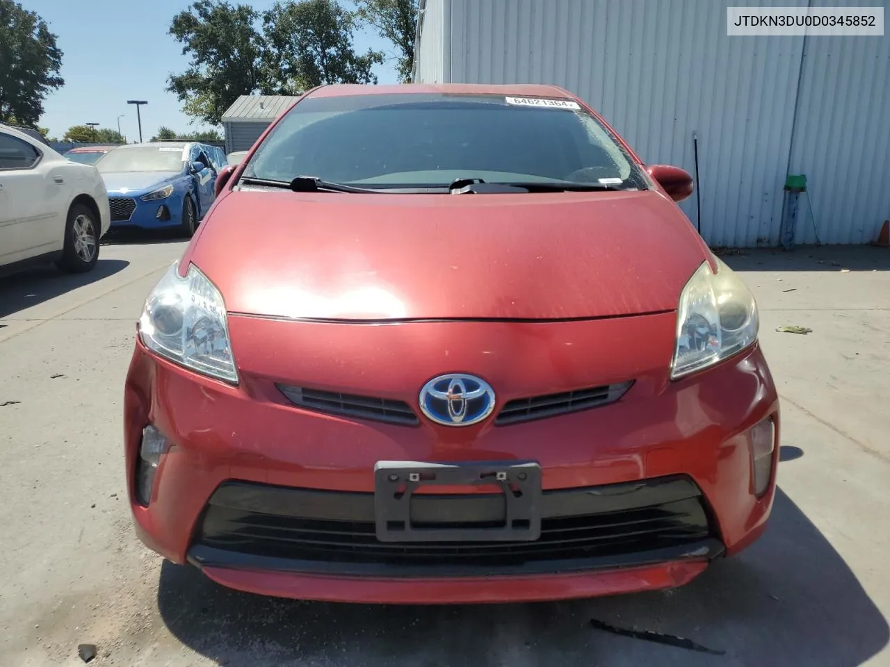 JTDKN3DU0D0345852 2013 Toyota Prius