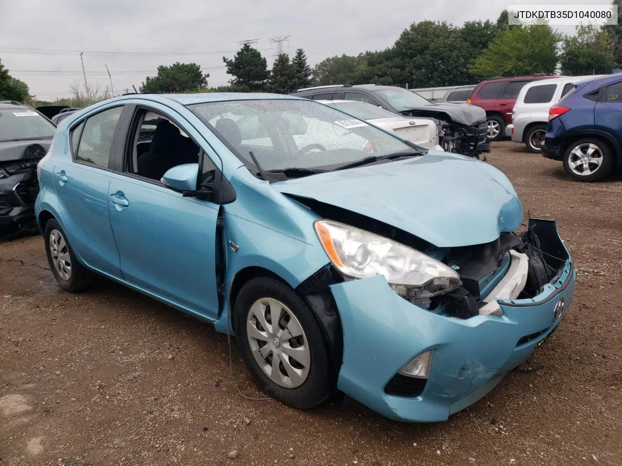 2013 Toyota Prius C VIN: JTDKDTB35D1040080 Lot: 65139044