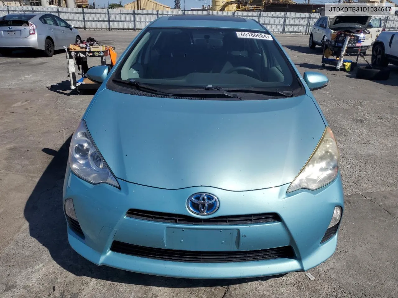 JTDKDTB31D1034647 2013 Toyota Prius C