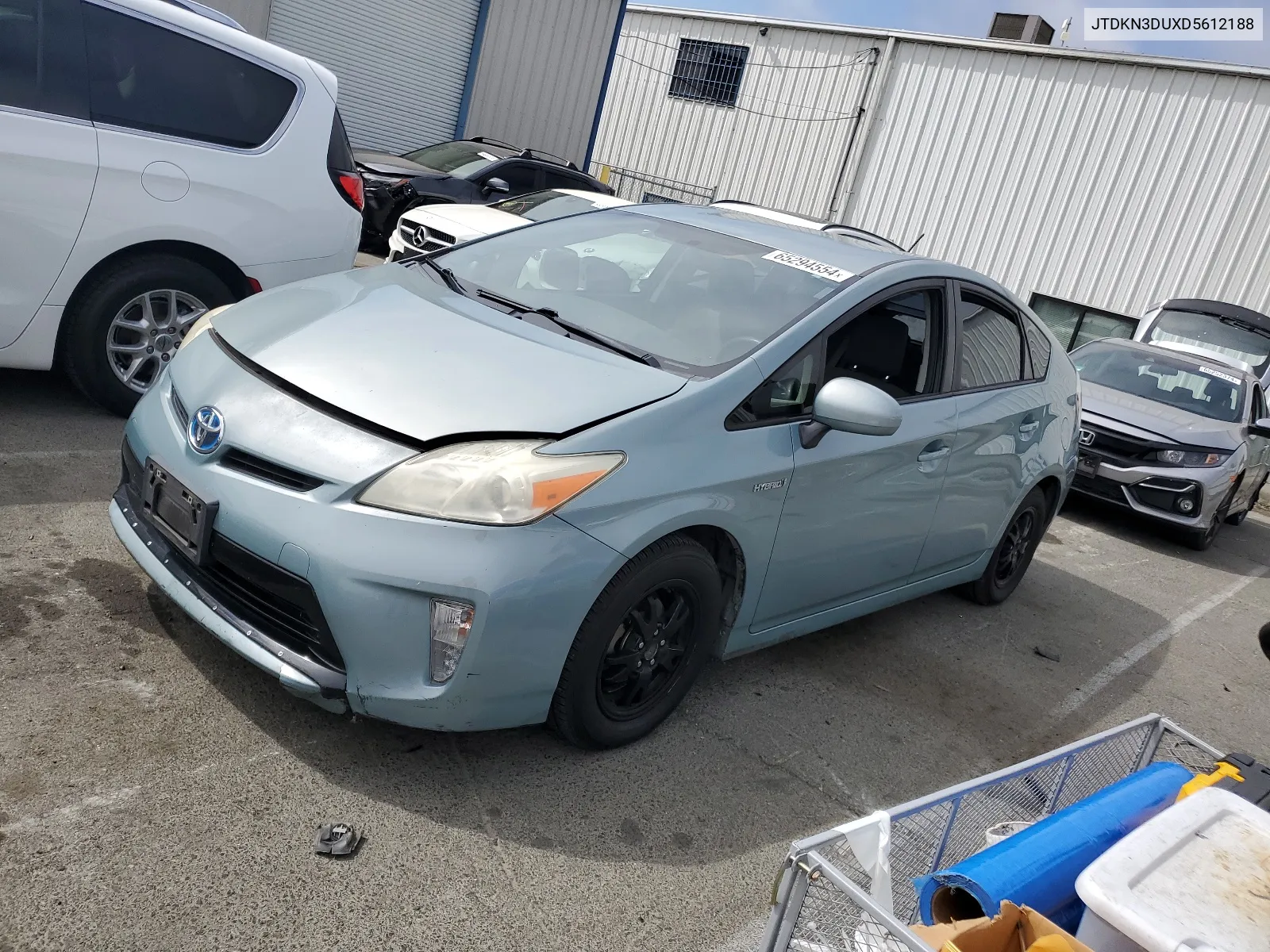 2013 Toyota Prius VIN: JTDKN3DUXD5612188 Lot: 65294554