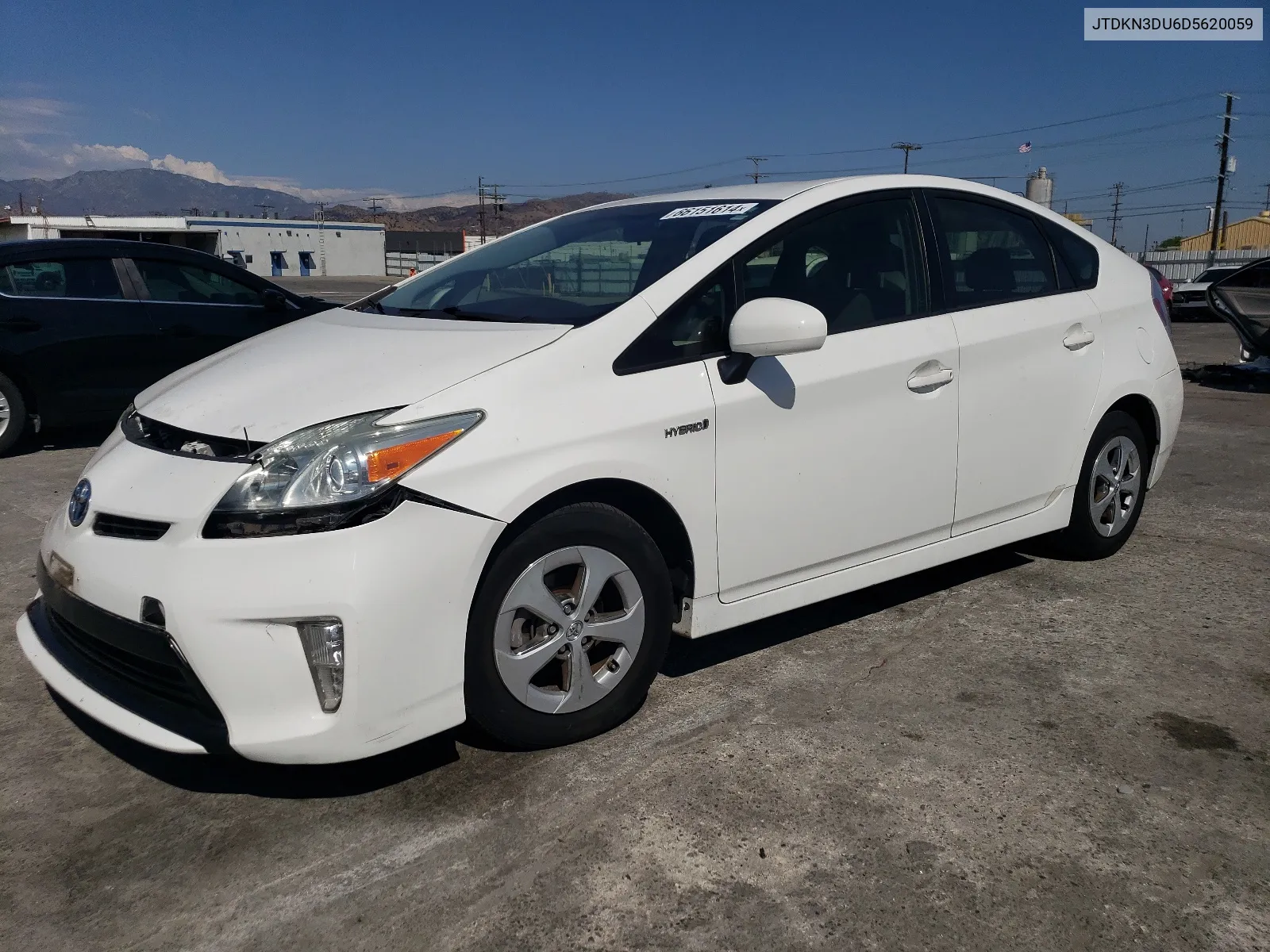 2013 Toyota Prius VIN: JTDKN3DU6D5620059 Lot: 66151614