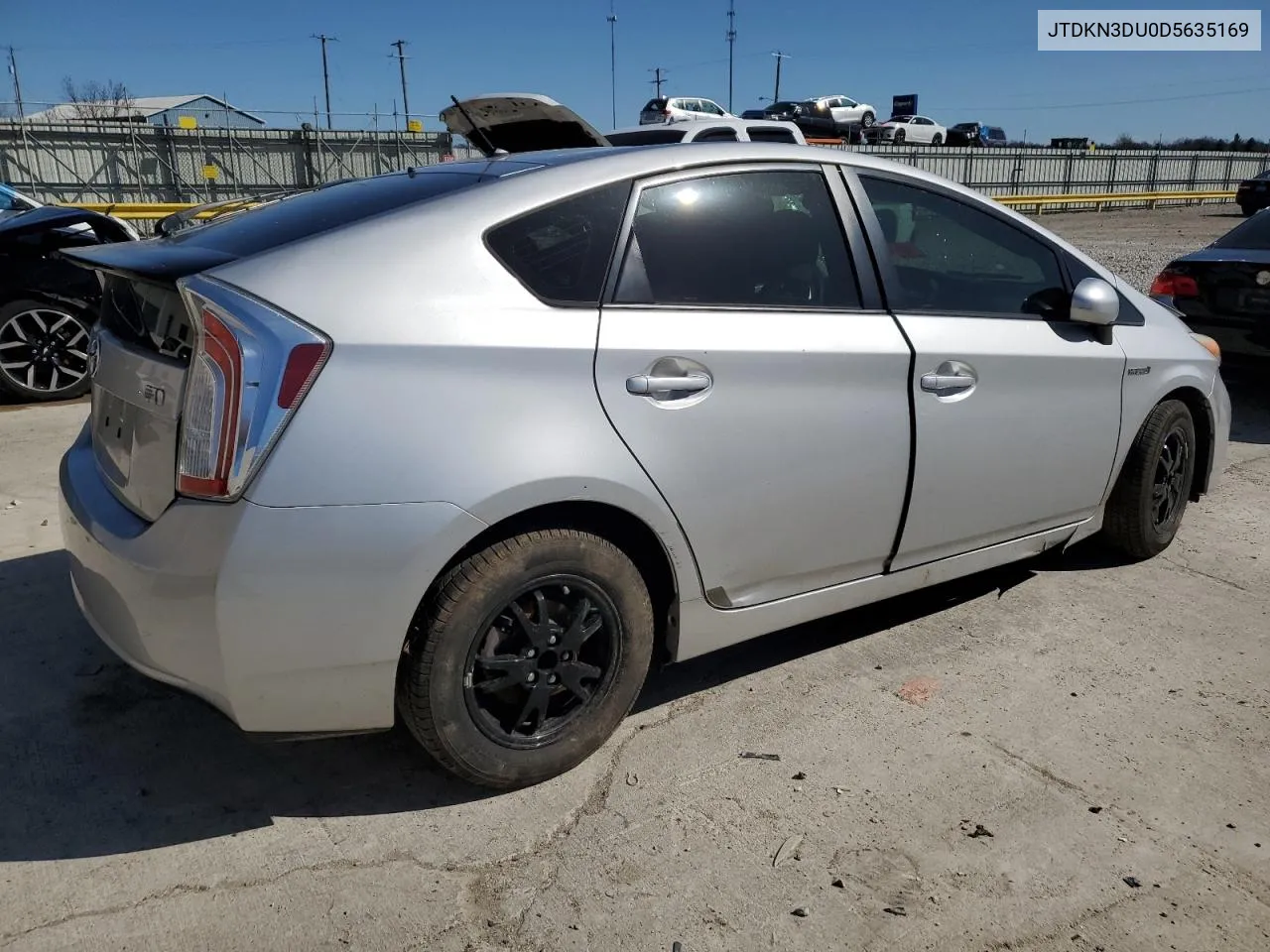 2013 Toyota Prius VIN: JTDKN3DU0D5635169 Lot: 66466674