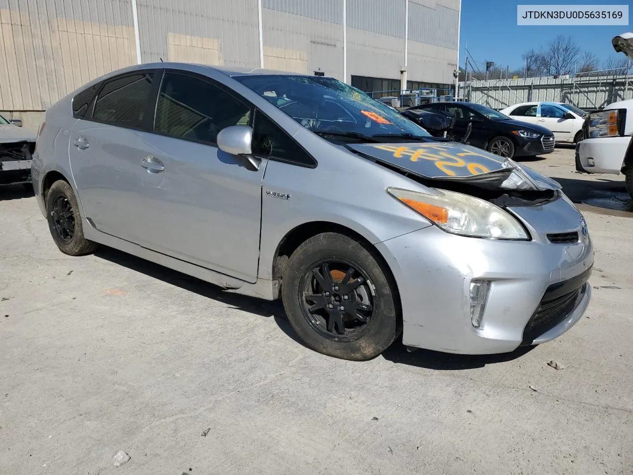 2013 Toyota Prius VIN: JTDKN3DU0D5635169 Lot: 66466674