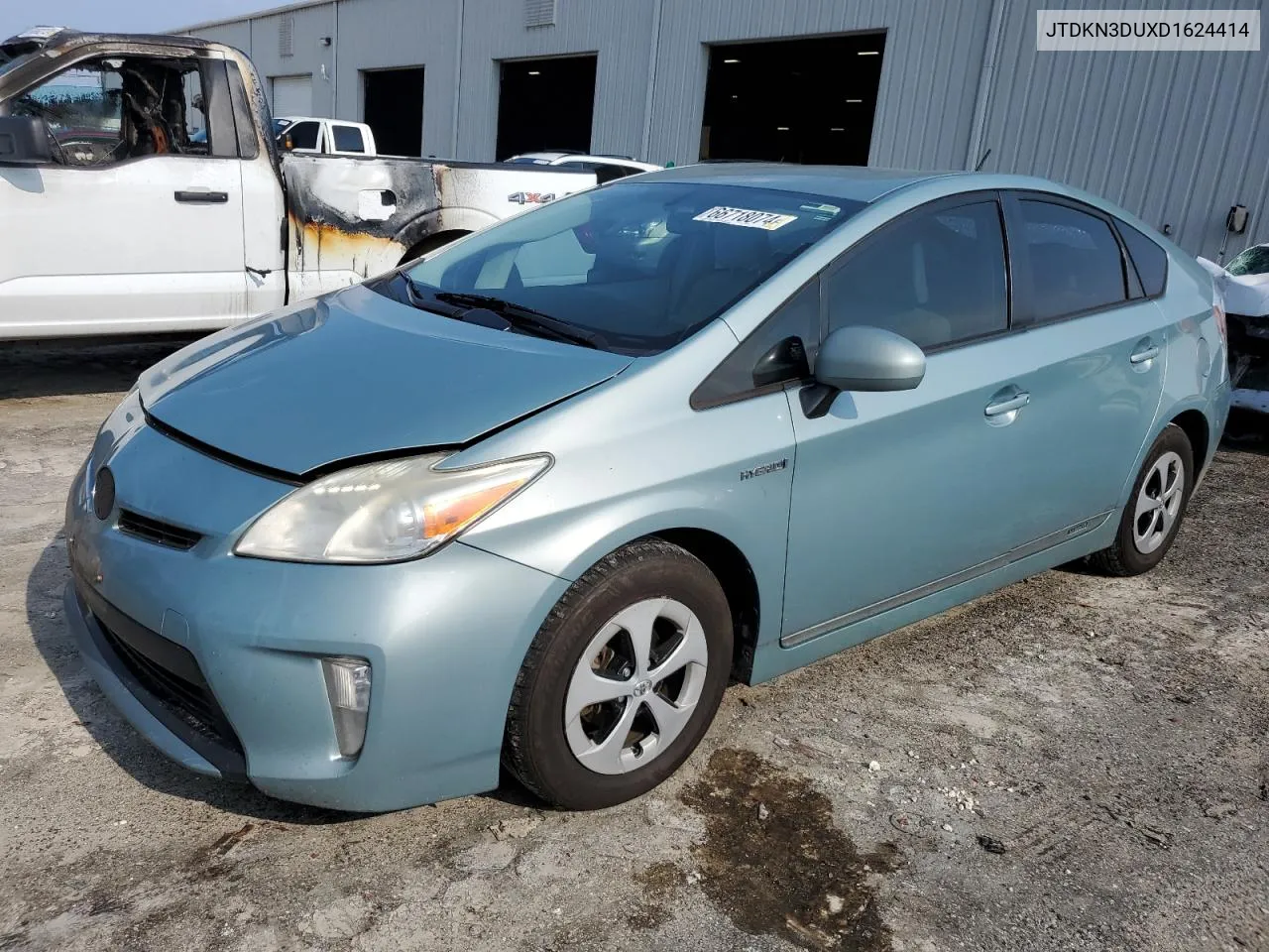 2013 Toyota Prius VIN: JTDKN3DUXD1624414 Lot: 66718074