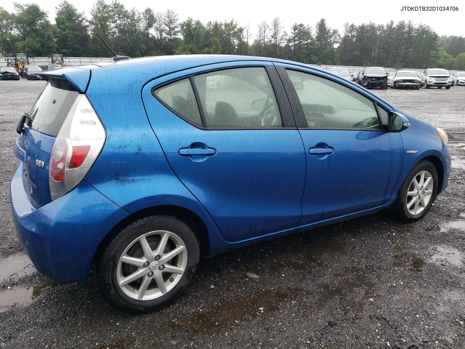 2013 Toyota Prius C VIN: JTDKDTB32D1034706 Lot: 66782974