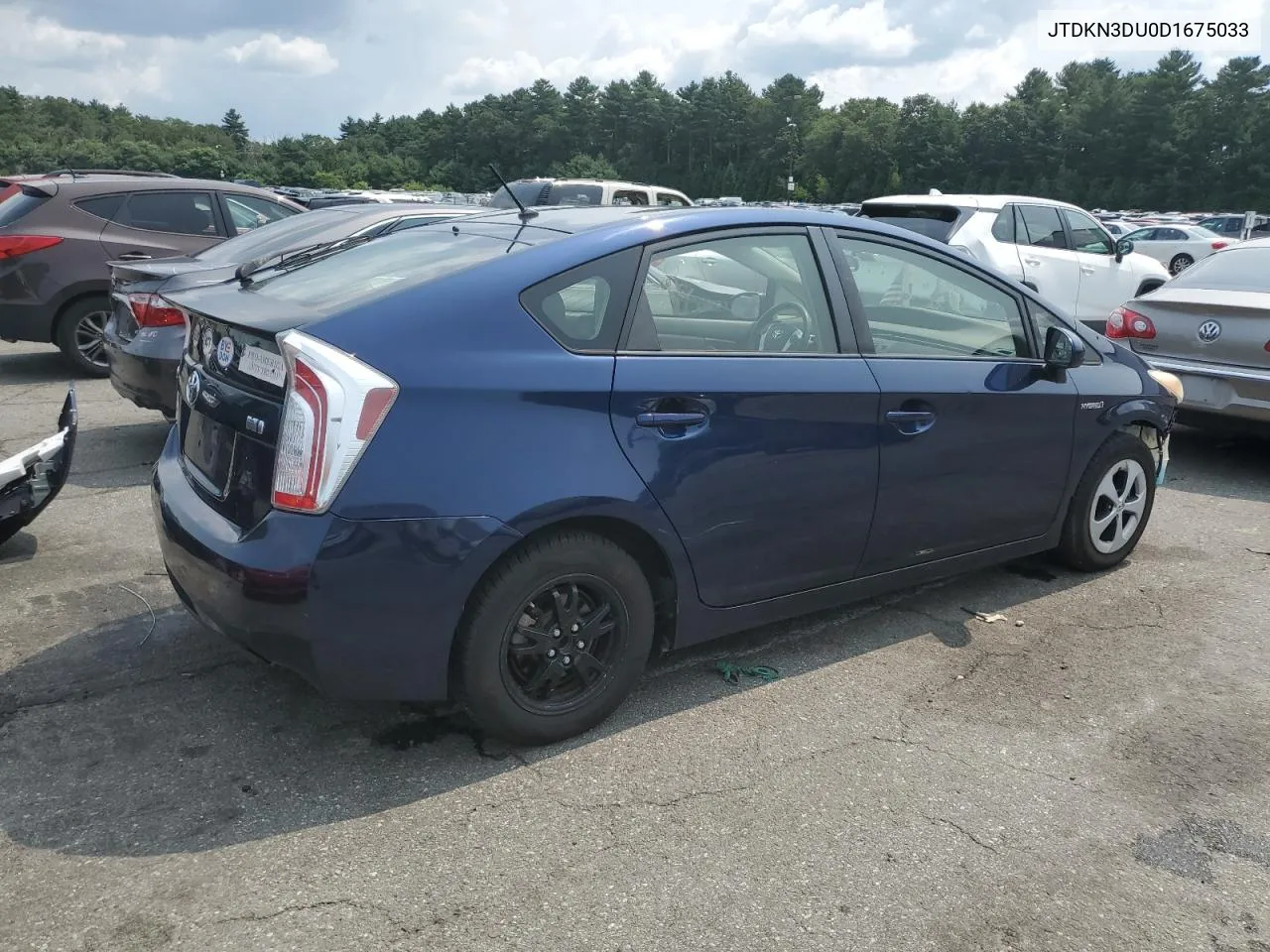 2013 Toyota Prius VIN: JTDKN3DU0D1675033 Lot: 66858984