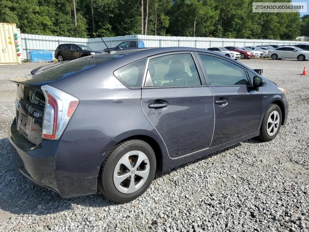 2013 Toyota Prius VIN: JTDKN3DU0D5638881 Lot: 66860534