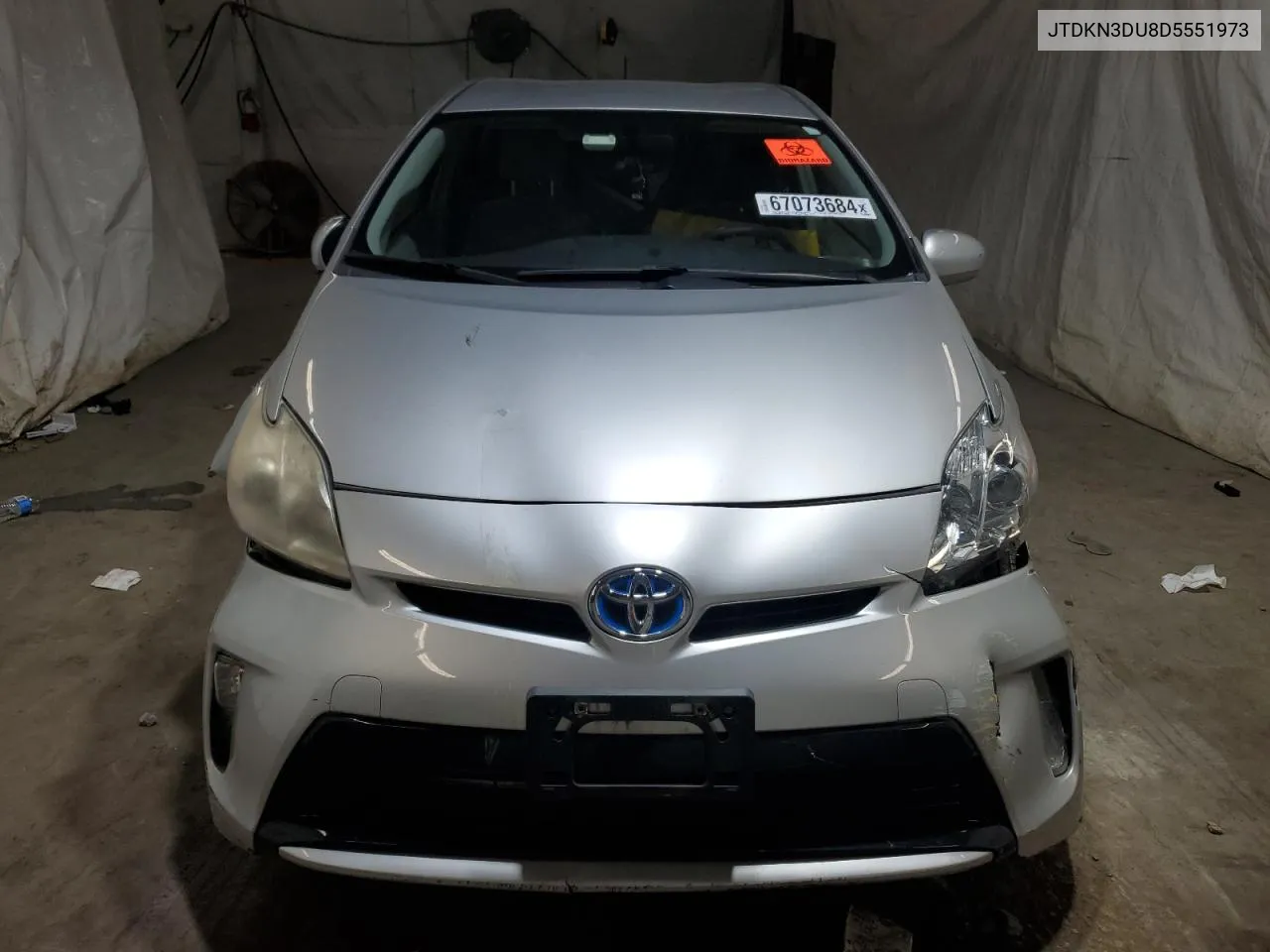 2013 Toyota Prius VIN: JTDKN3DU8D5551973 Lot: 67073684