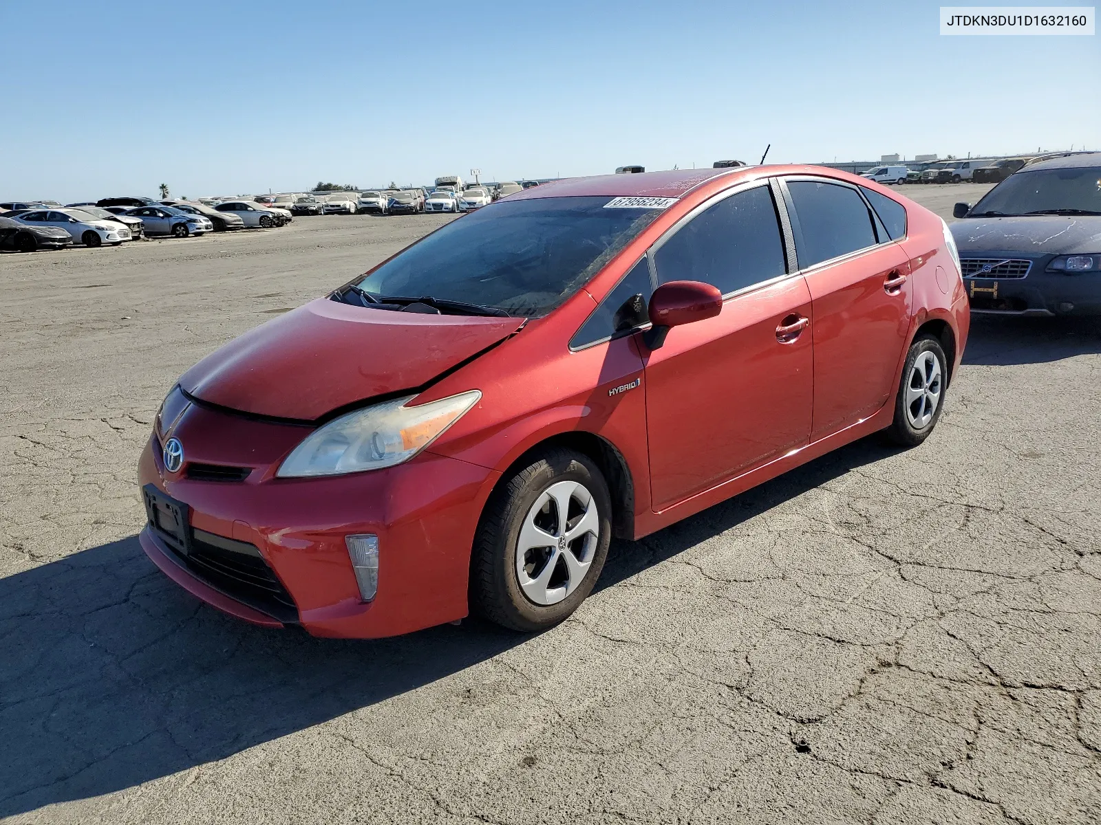 2013 Toyota Prius VIN: JTDKN3DU1D1632160 Lot: 67956234