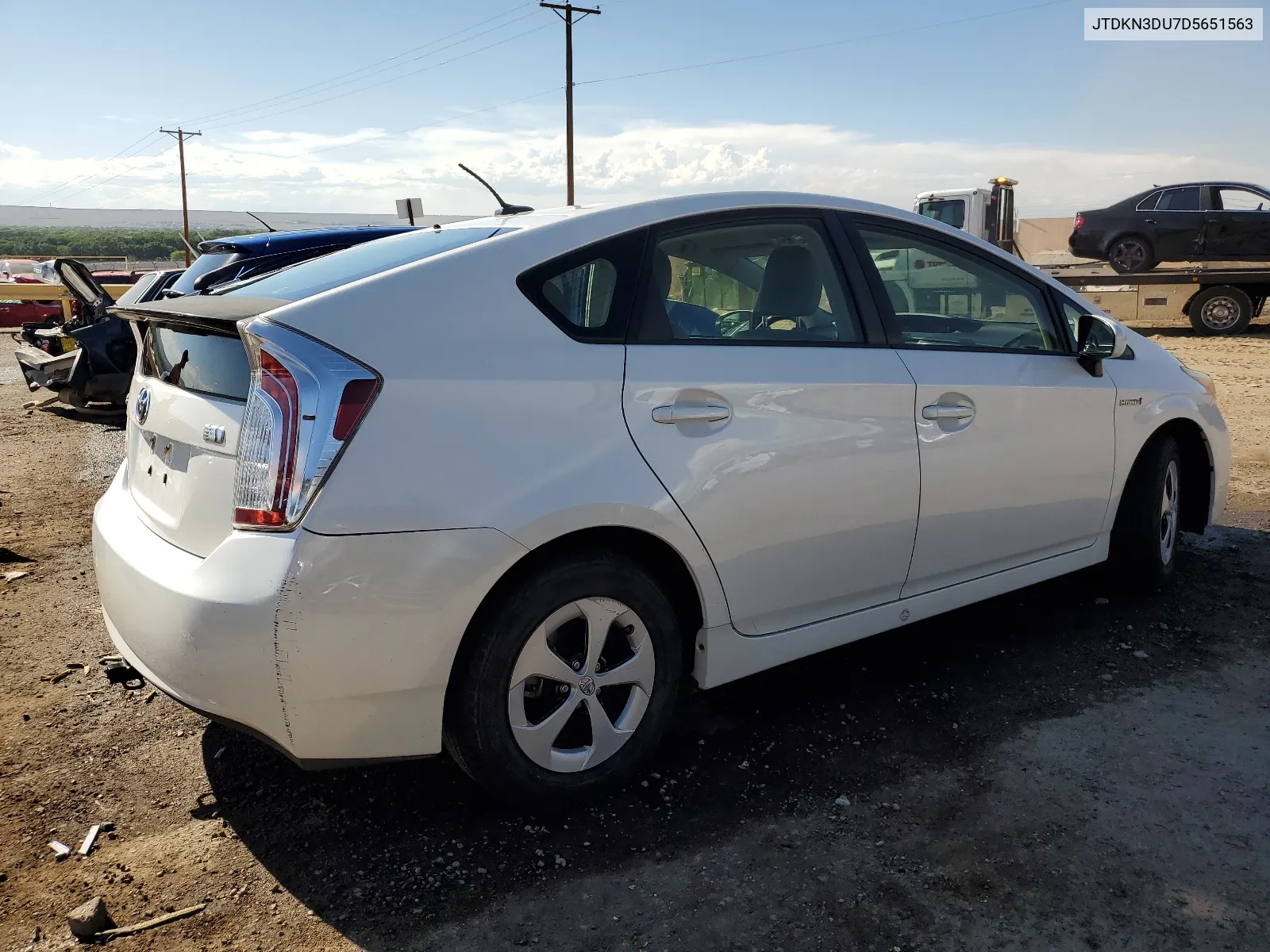 2013 Toyota Prius VIN: JTDKN3DU7D5651563 Lot: 68060484