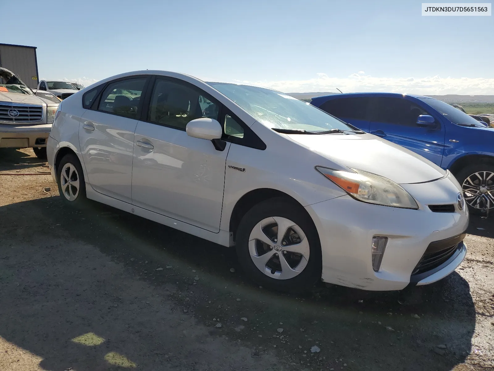 2013 Toyota Prius VIN: JTDKN3DU7D5651563 Lot: 68060484