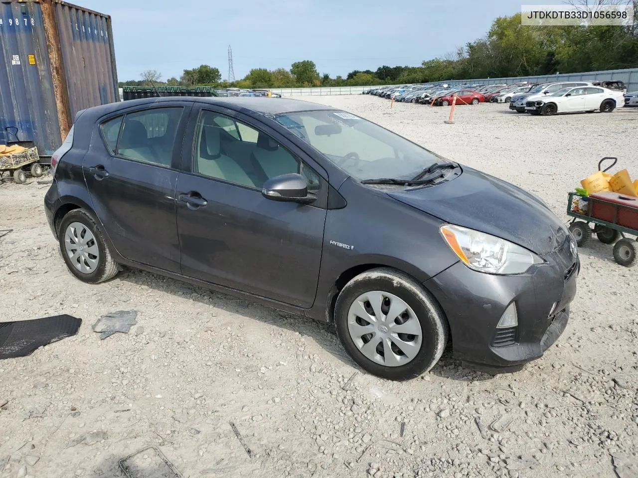 2013 Toyota Prius C VIN: JTDKDTB33D1056598 Lot: 68287294