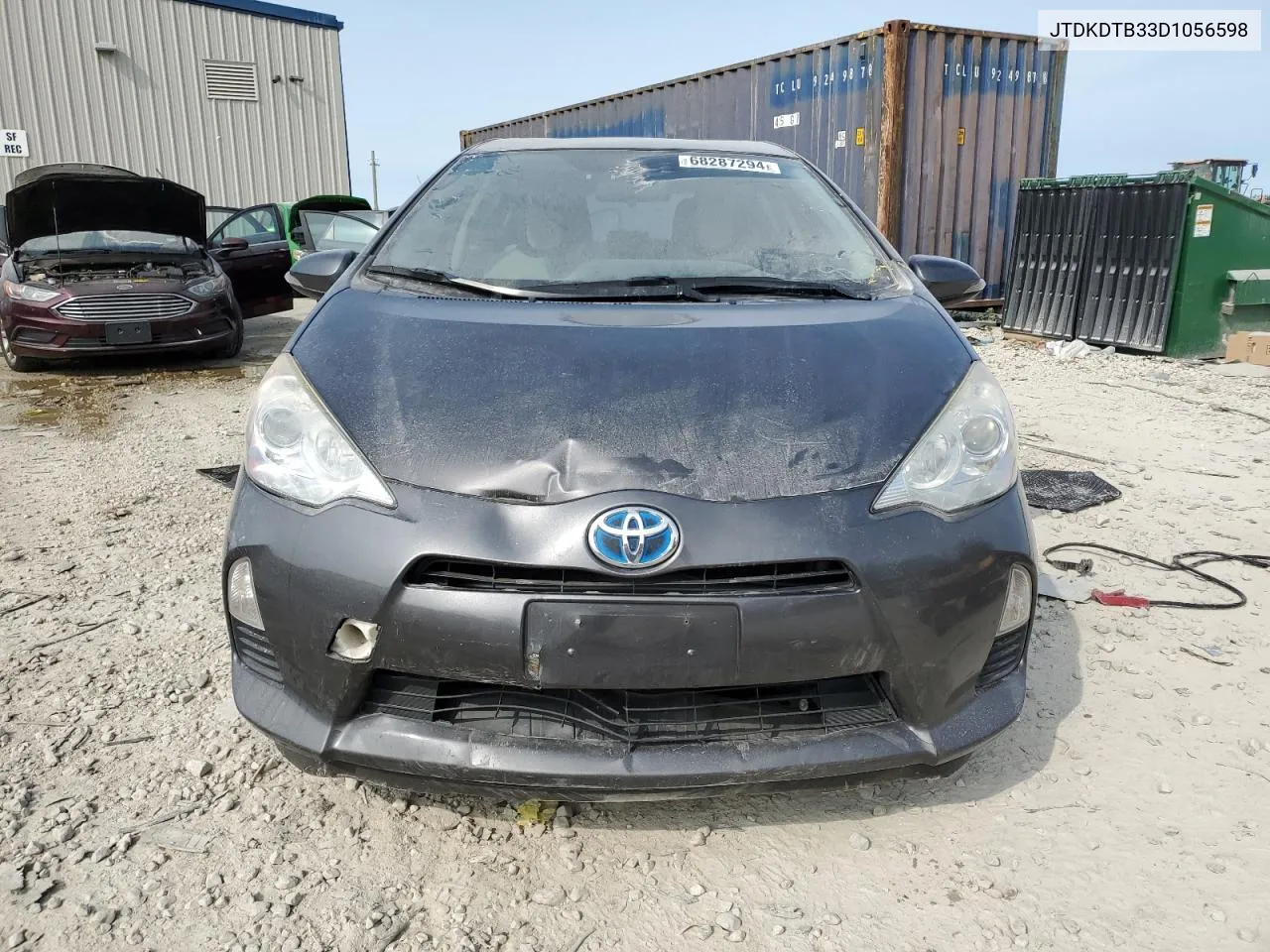 2013 Toyota Prius C VIN: JTDKDTB33D1056598 Lot: 68287294