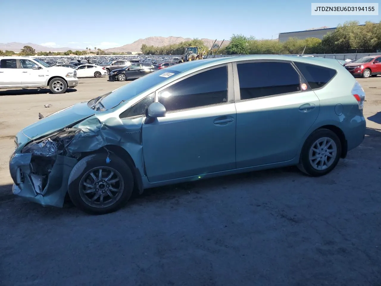 2013 Toyota Prius V VIN: JTDZN3EU6D3194155 Lot: 68289144