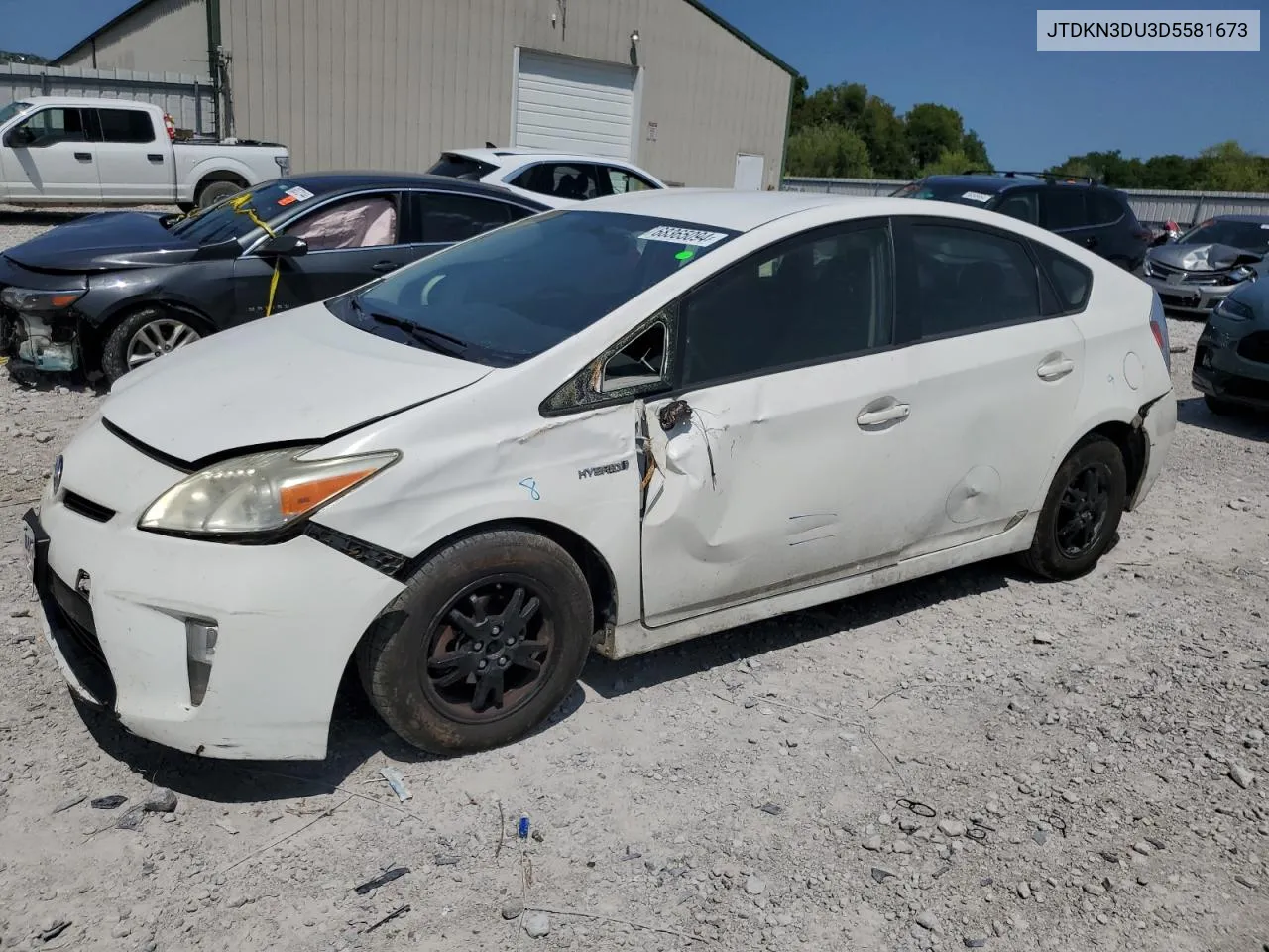 2013 Toyota Prius VIN: JTDKN3DU3D5581673 Lot: 68365094