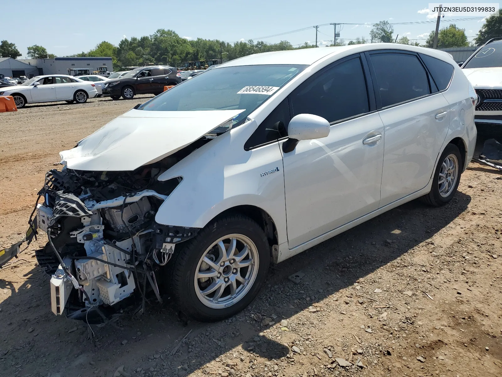 2013 Toyota Prius V VIN: JTDZN3EU5D3199833 Lot: 68546594