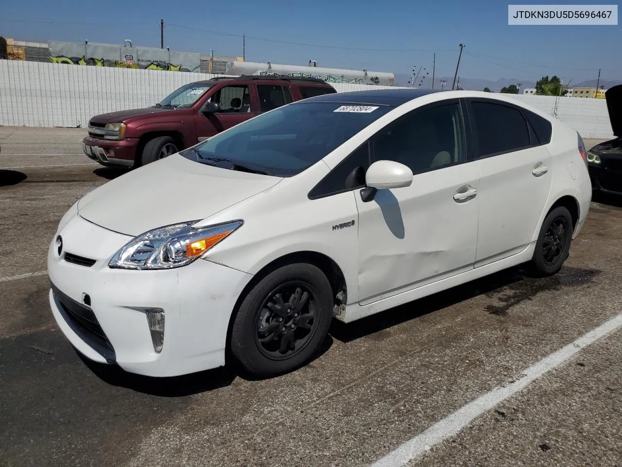 2013 Toyota Prius VIN: JTDKN3DU5D5696467 Lot: 68702804