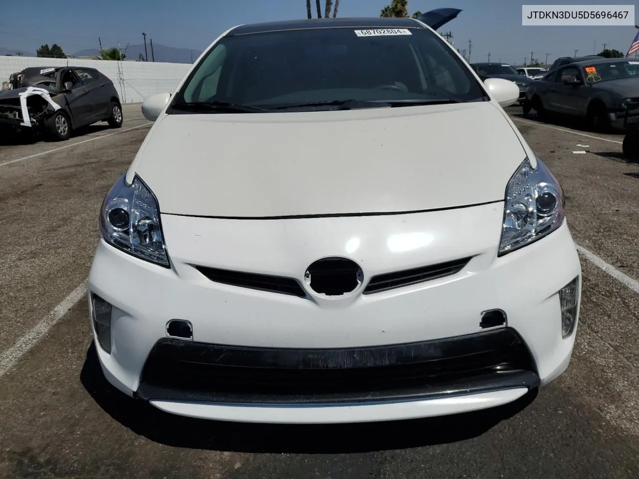 2013 Toyota Prius VIN: JTDKN3DU5D5696467 Lot: 68702804