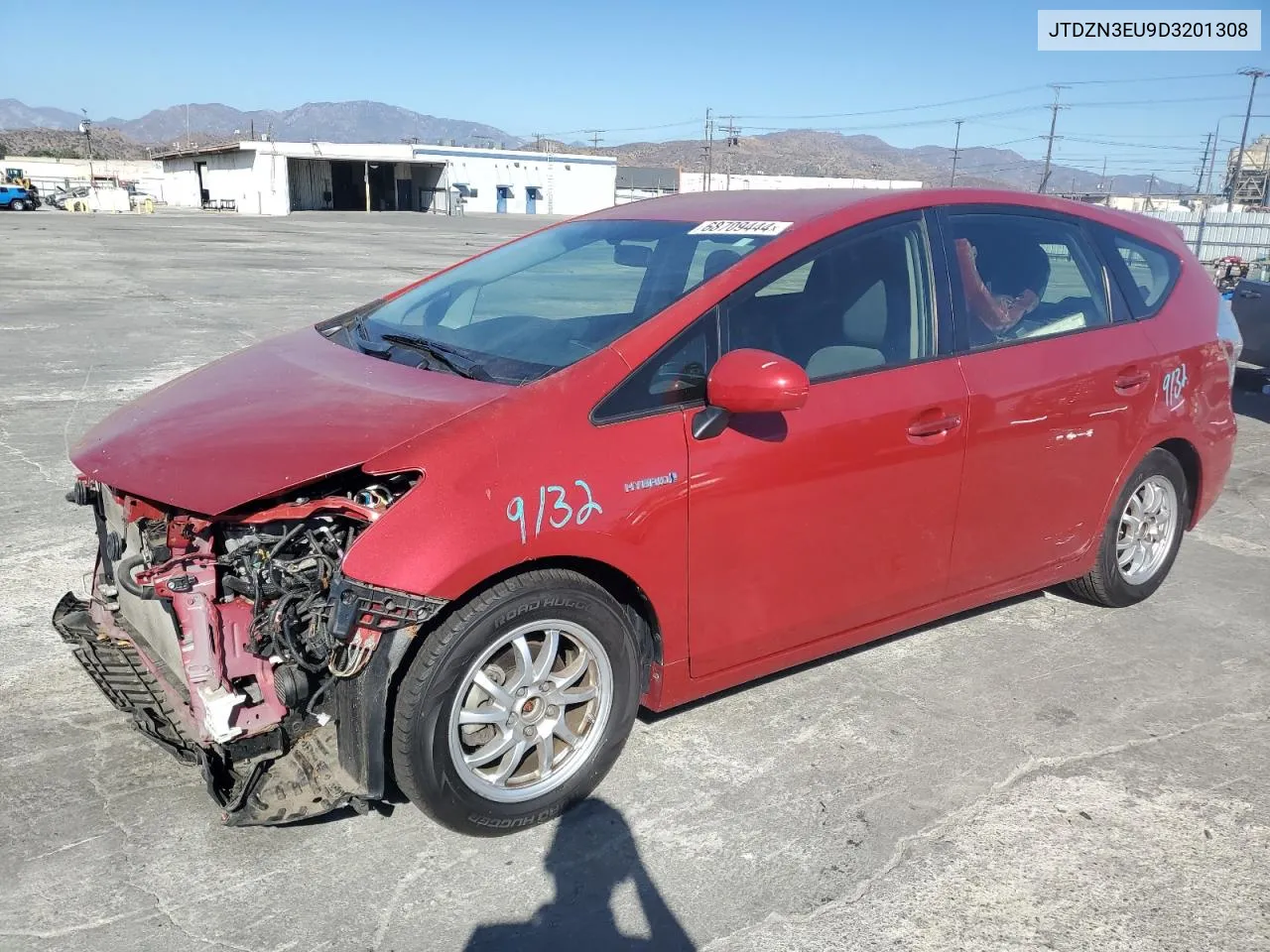 2013 Toyota Prius V VIN: JTDZN3EU9D3201308 Lot: 68709444