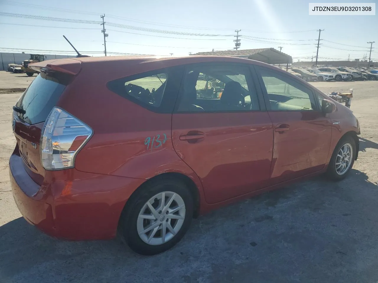 2013 Toyota Prius V VIN: JTDZN3EU9D3201308 Lot: 68709444