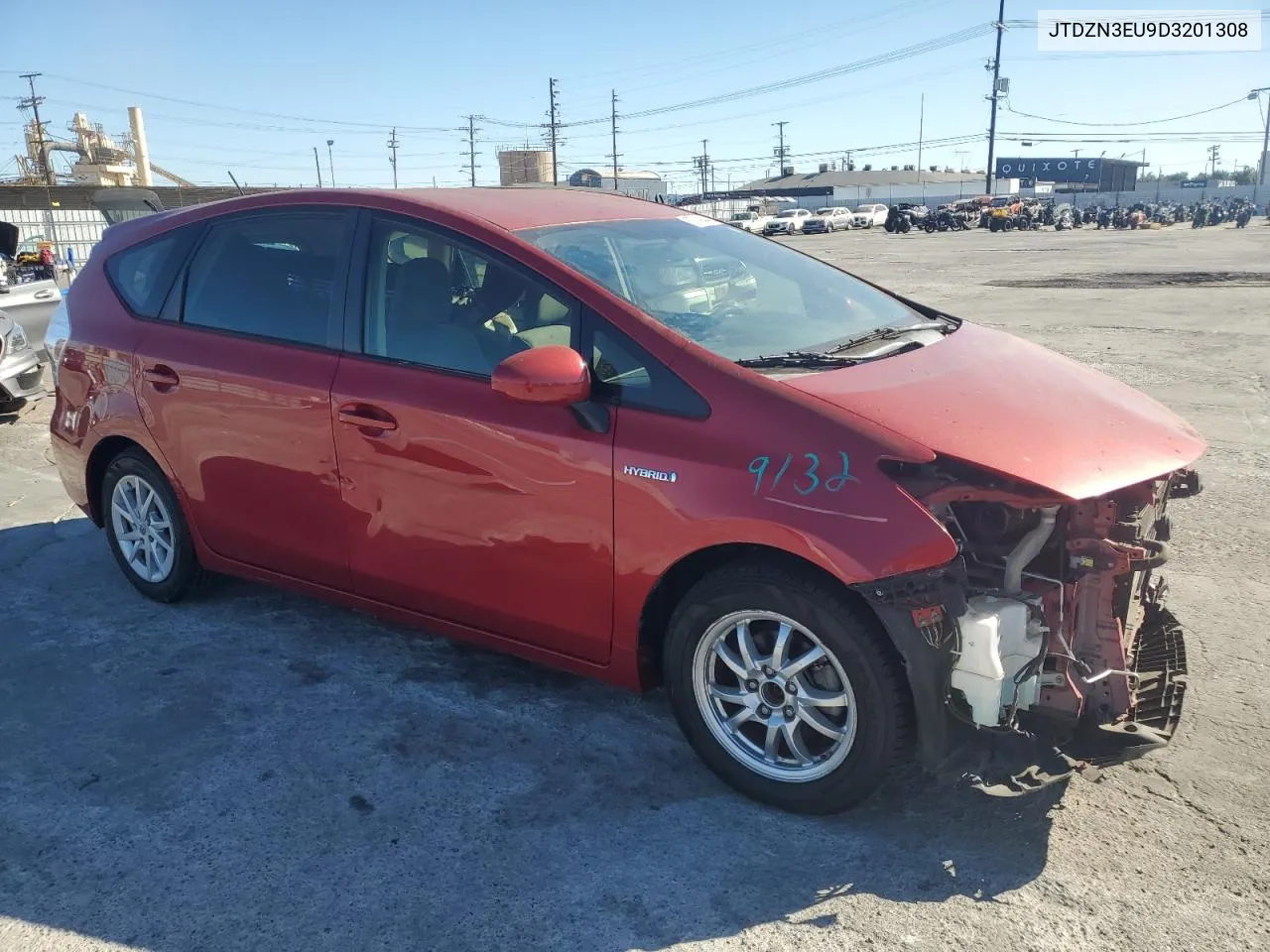 2013 Toyota Prius V VIN: JTDZN3EU9D3201308 Lot: 68709444