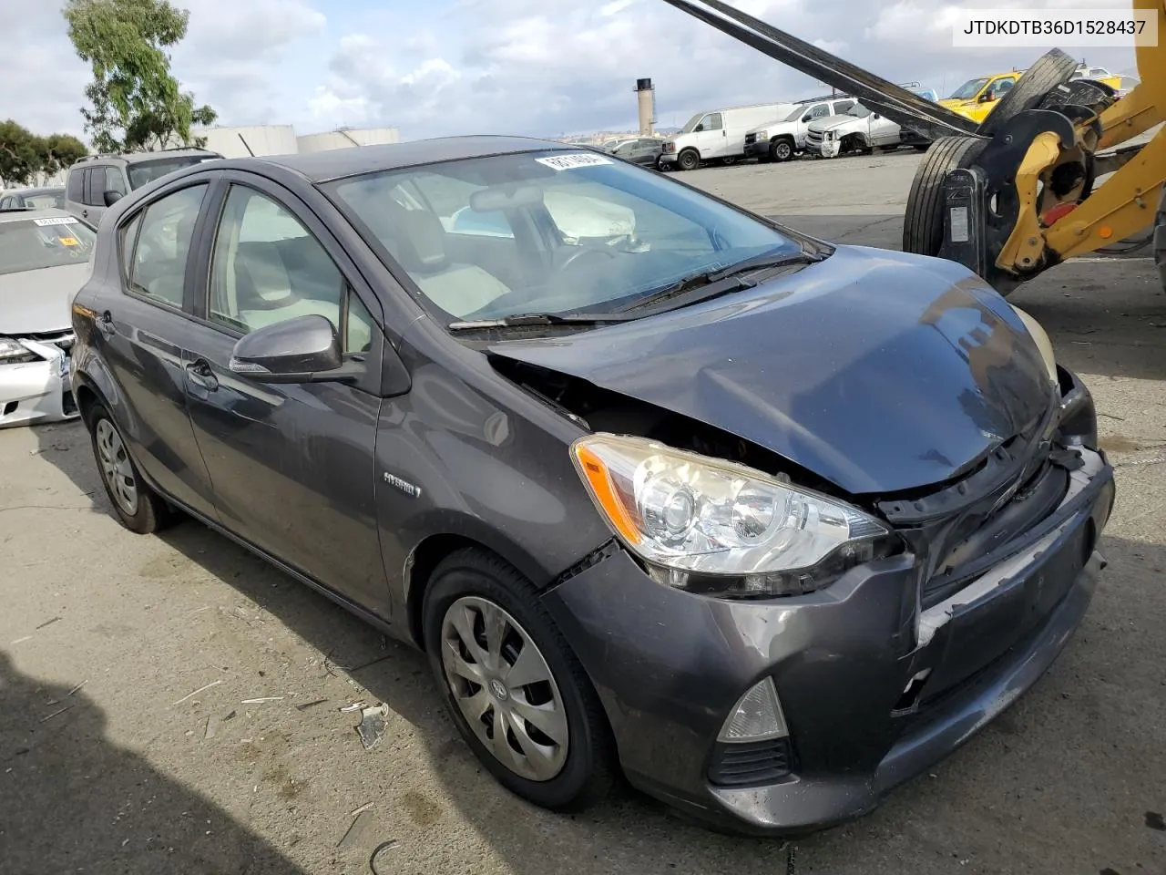 2013 Toyota Prius C VIN: JTDKDTB36D1528437 Lot: 68714064