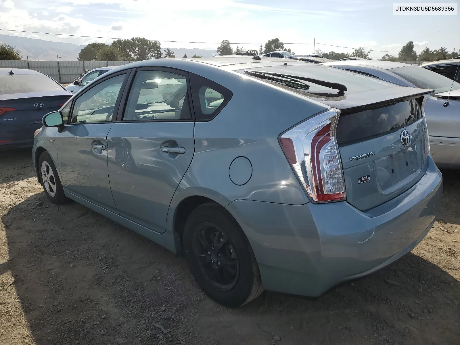 2013 Toyota Prius VIN: JTDKN3DU5D5689356 Lot: 68731784