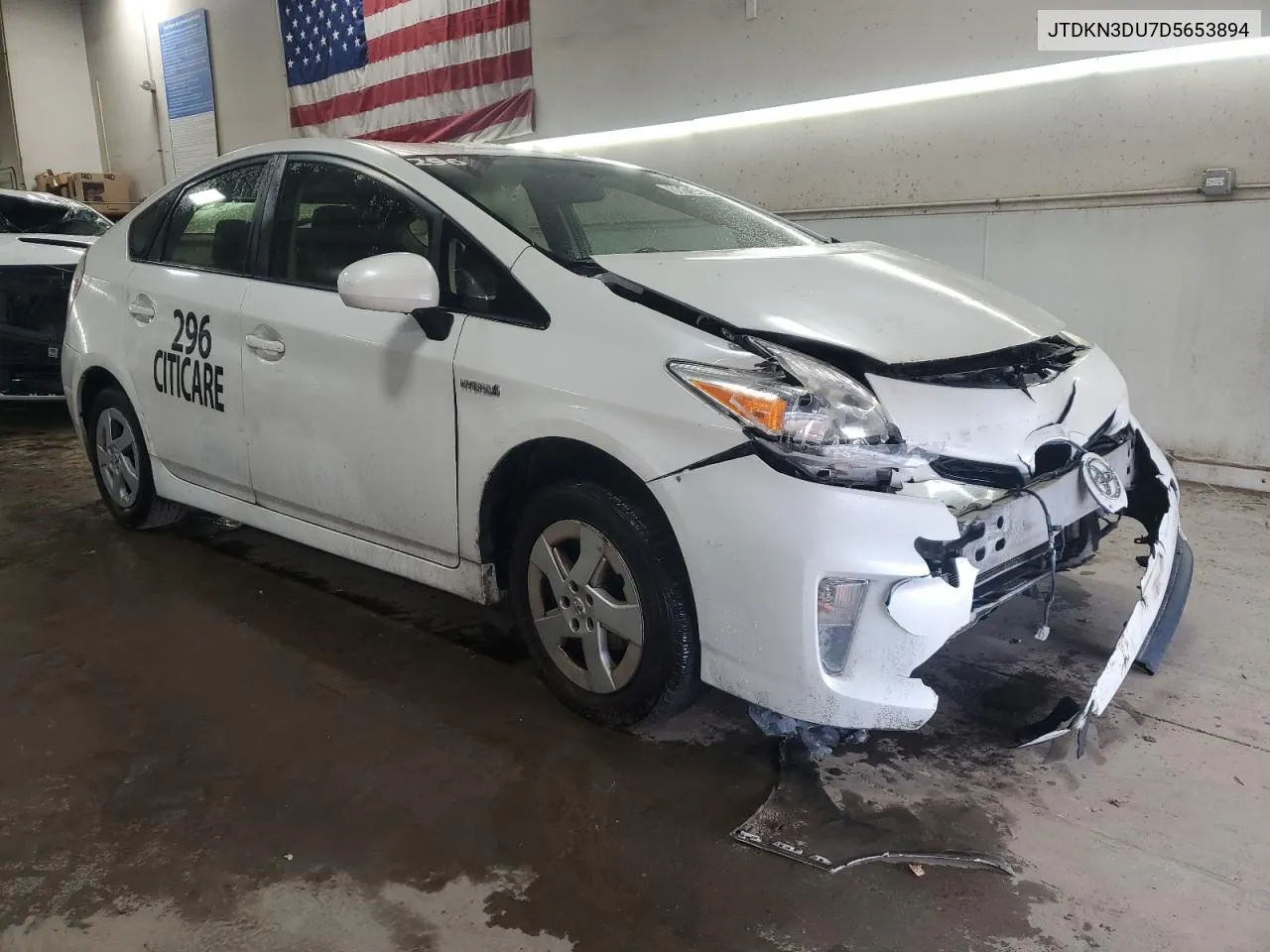 2013 Toyota Prius VIN: JTDKN3DU7D5653894 Lot: 68815464