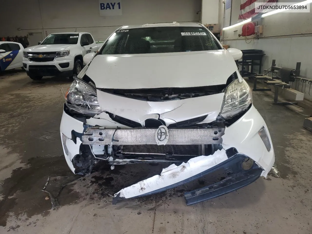 2013 Toyota Prius VIN: JTDKN3DU7D5653894 Lot: 68815464