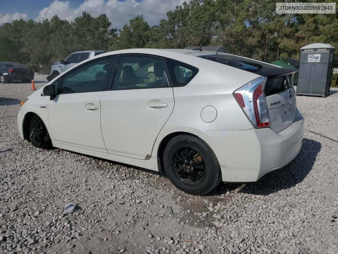 2013 Toyota Prius VIN: JTDKN3DU2D5592843 Lot: 68830534