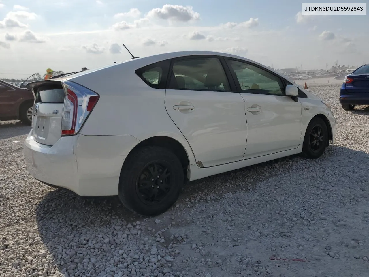 JTDKN3DU2D5592843 2013 Toyota Prius