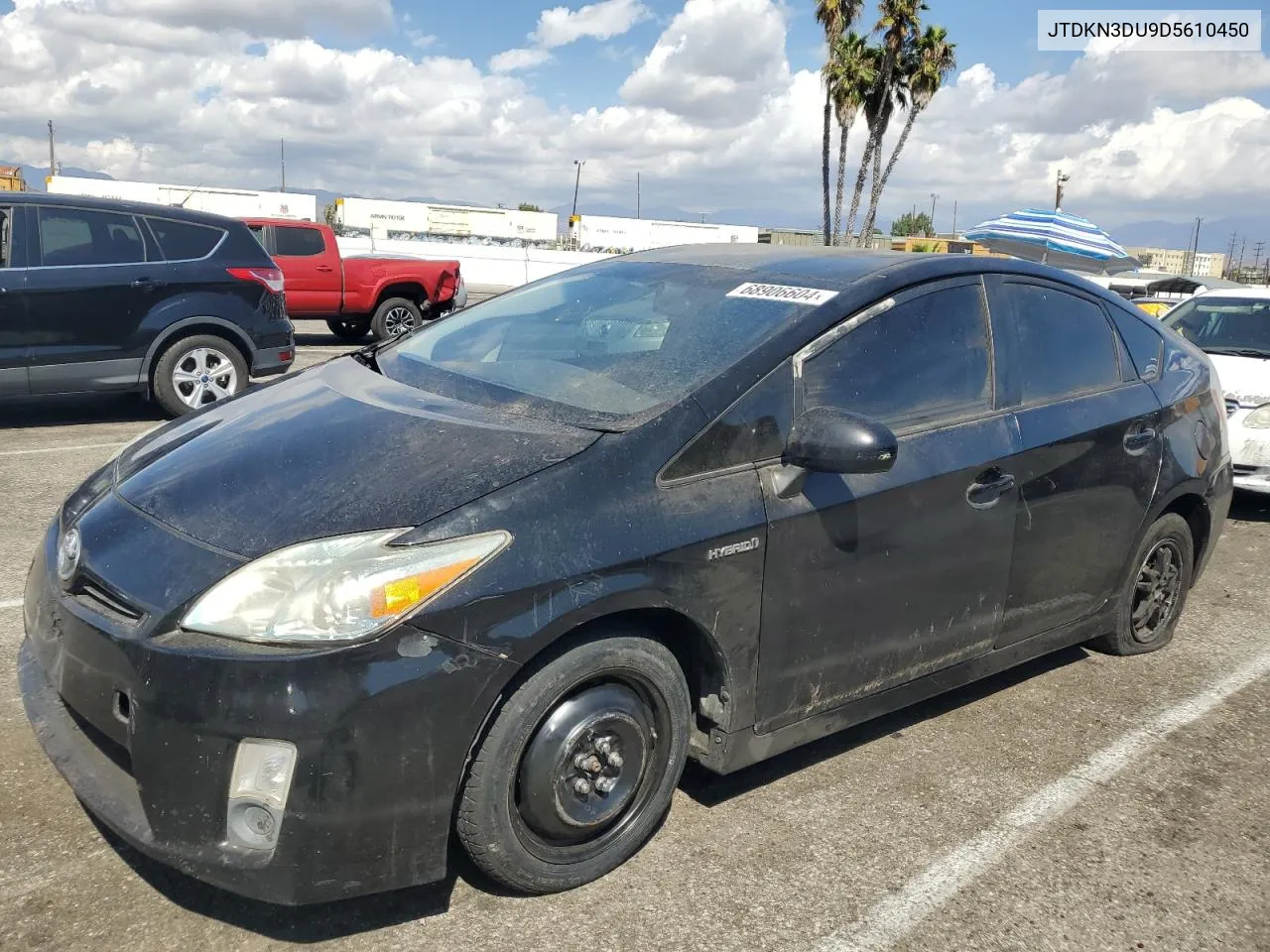 2013 Toyota Prius VIN: JTDKN3DU9D5610450 Lot: 68906604