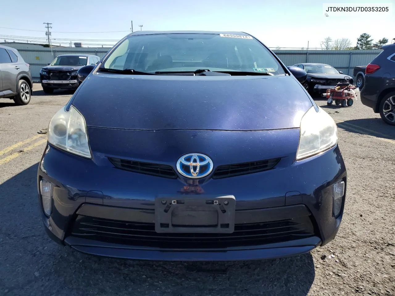 2013 Toyota Prius VIN: JTDKN3DU7D0353205 Lot: 68999914