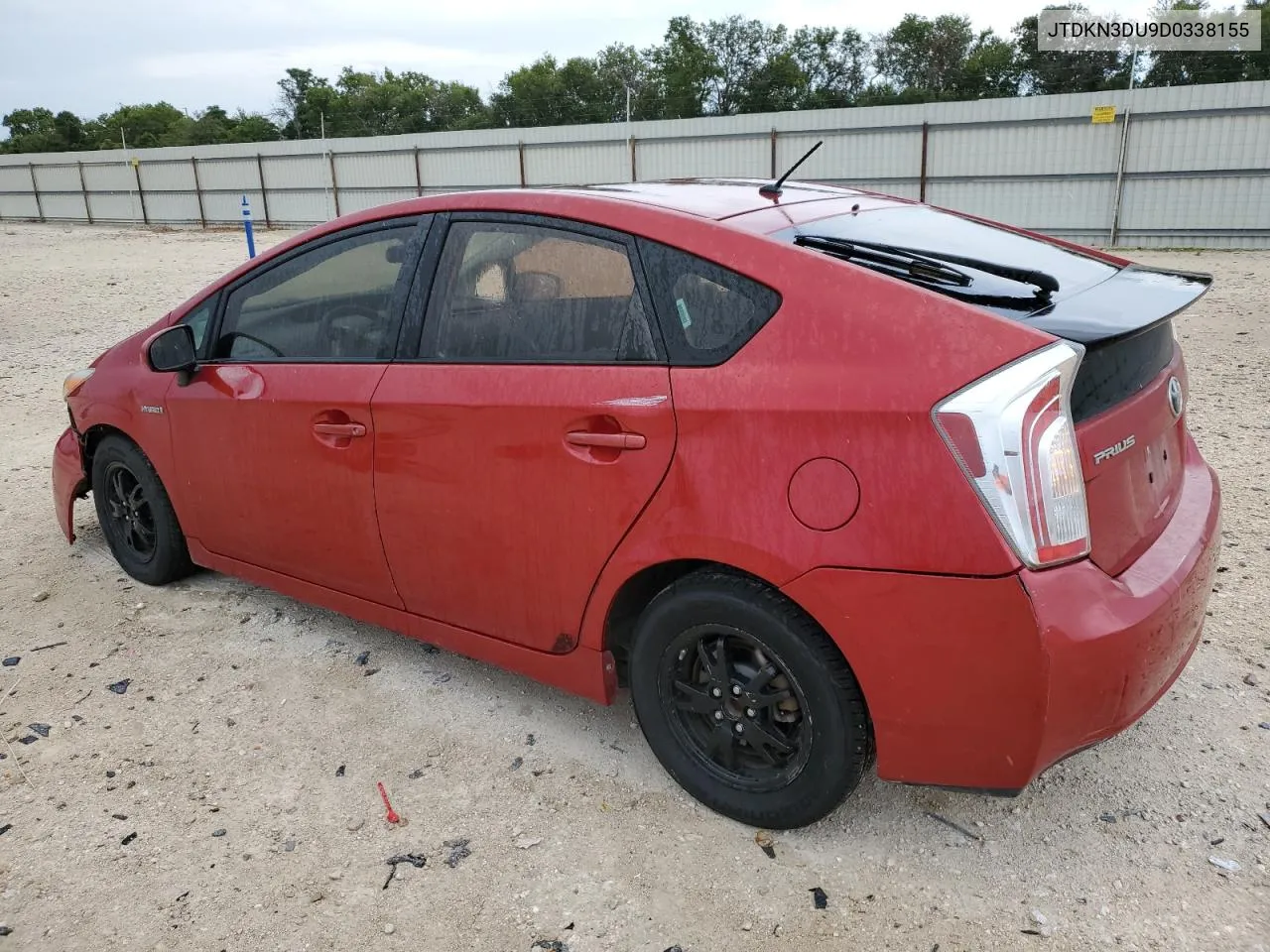 JTDKN3DU9D0338155 2013 Toyota Prius