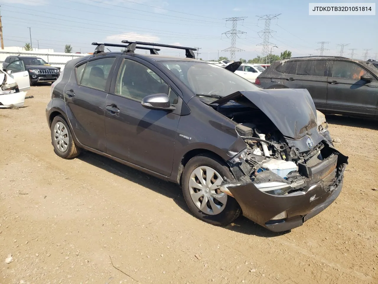 JTDKDTB32D1051814 2013 Toyota Prius C