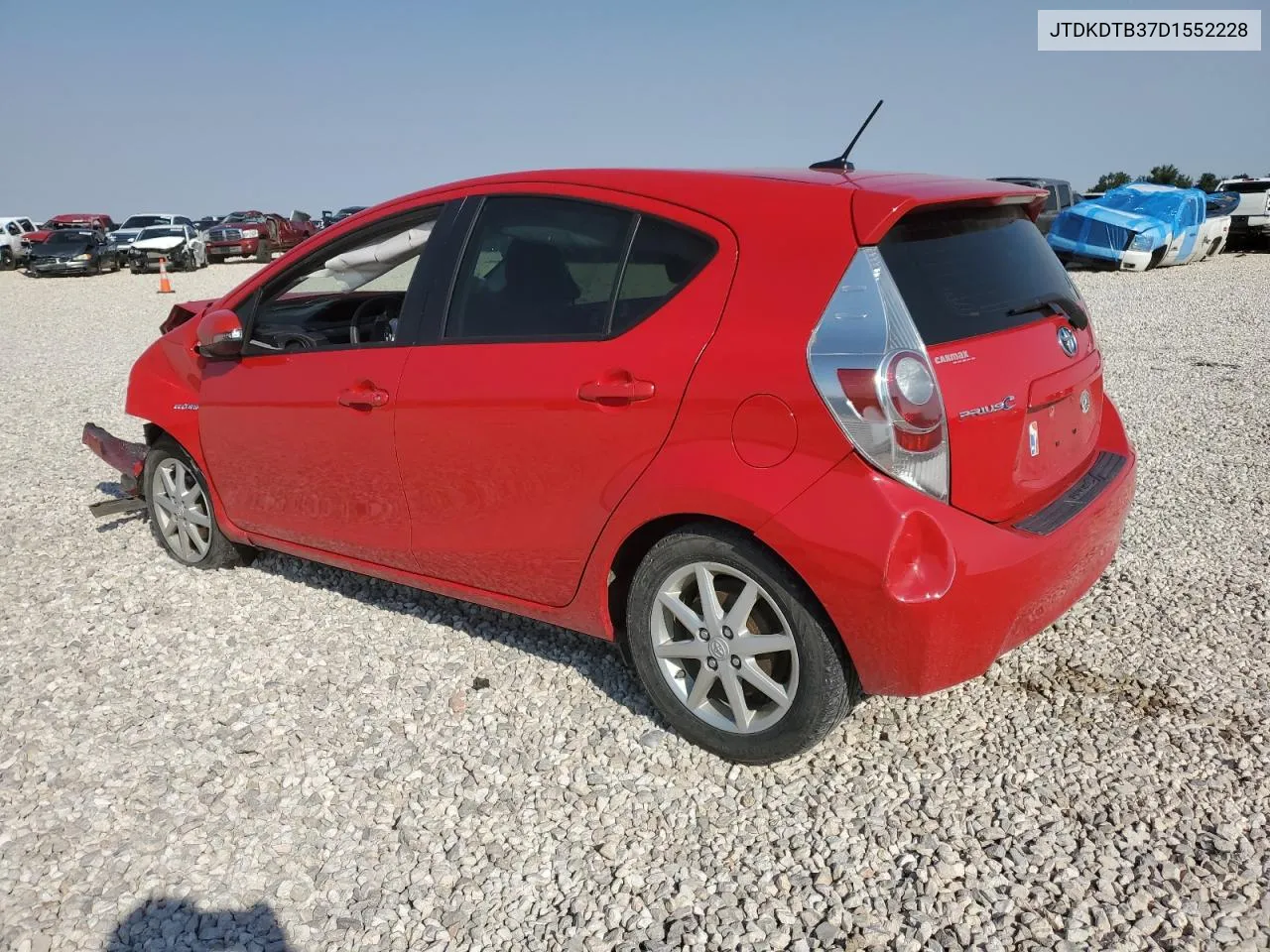 2013 Toyota Prius C VIN: JTDKDTB37D1552228 Lot: 69103294