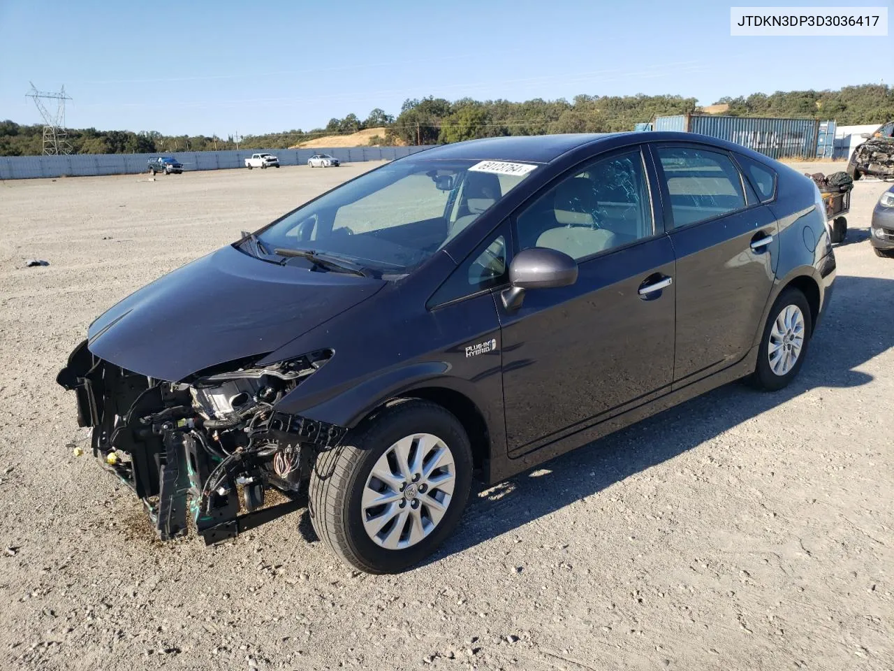 2013 Toyota Prius Plug-In VIN: JTDKN3DP3D3036417 Lot: 69123764