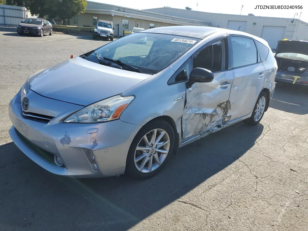 2013 Toyota Prius V VIN: JTDZN3EU8D3240956 Lot: 69134674