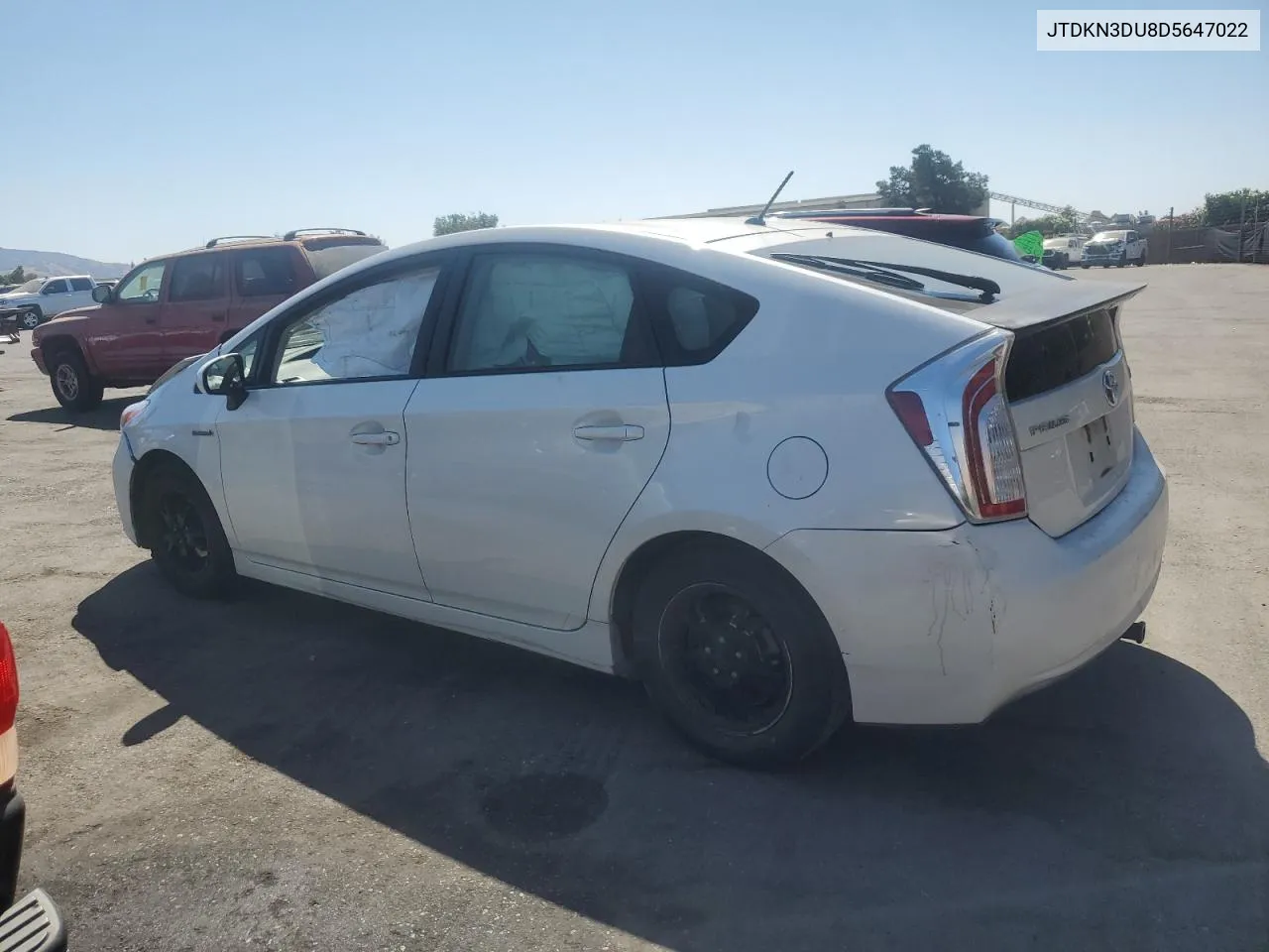 JTDKN3DU8D5647022 2013 Toyota Prius